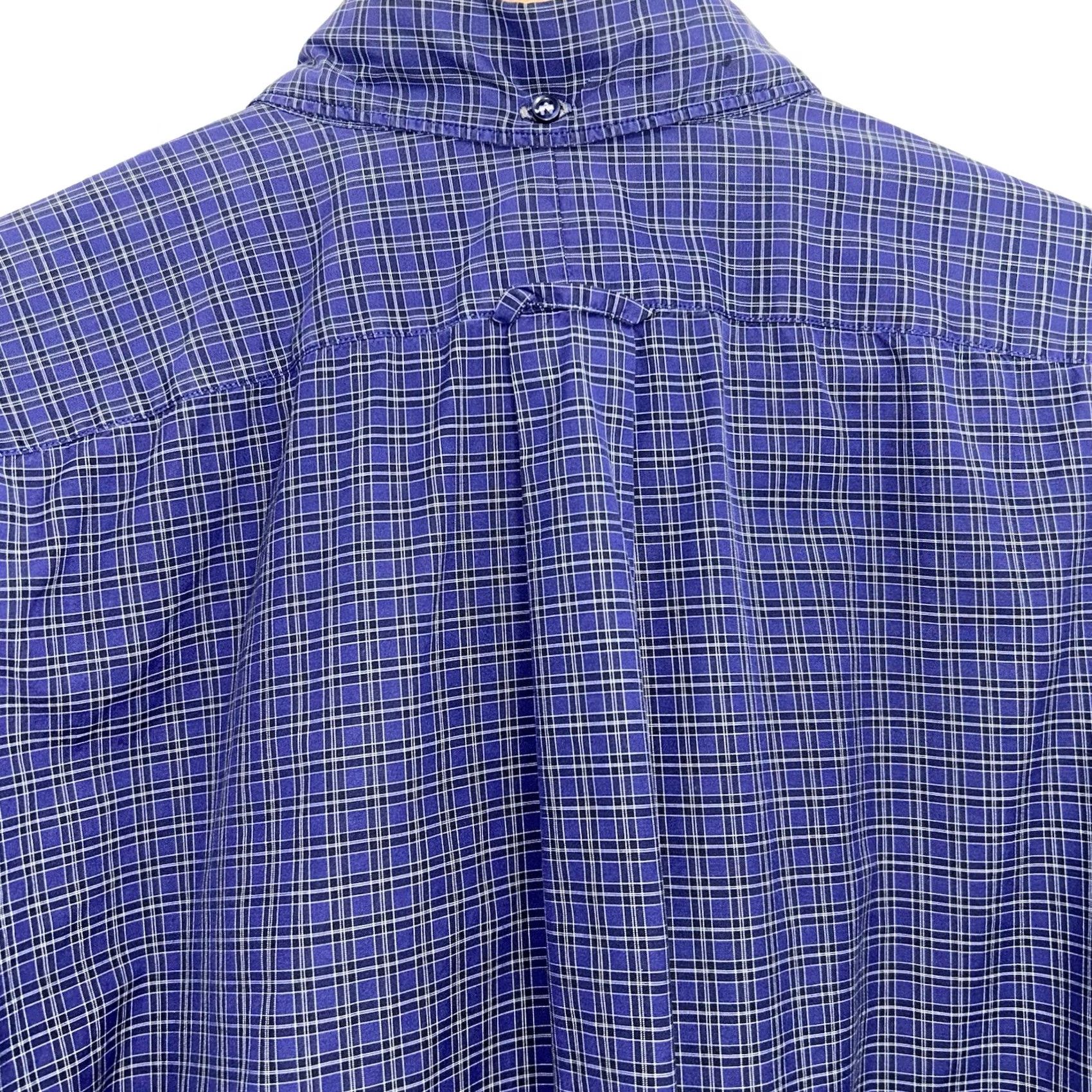 Todd Snyder Todd Snyder New York Button-Up Plaid Shirt Long Sleeve Men’s XL Blue Cotton Knit Casual Workwear Shirt Size US XL / EU 56 / 4 - 7 Thumbnail