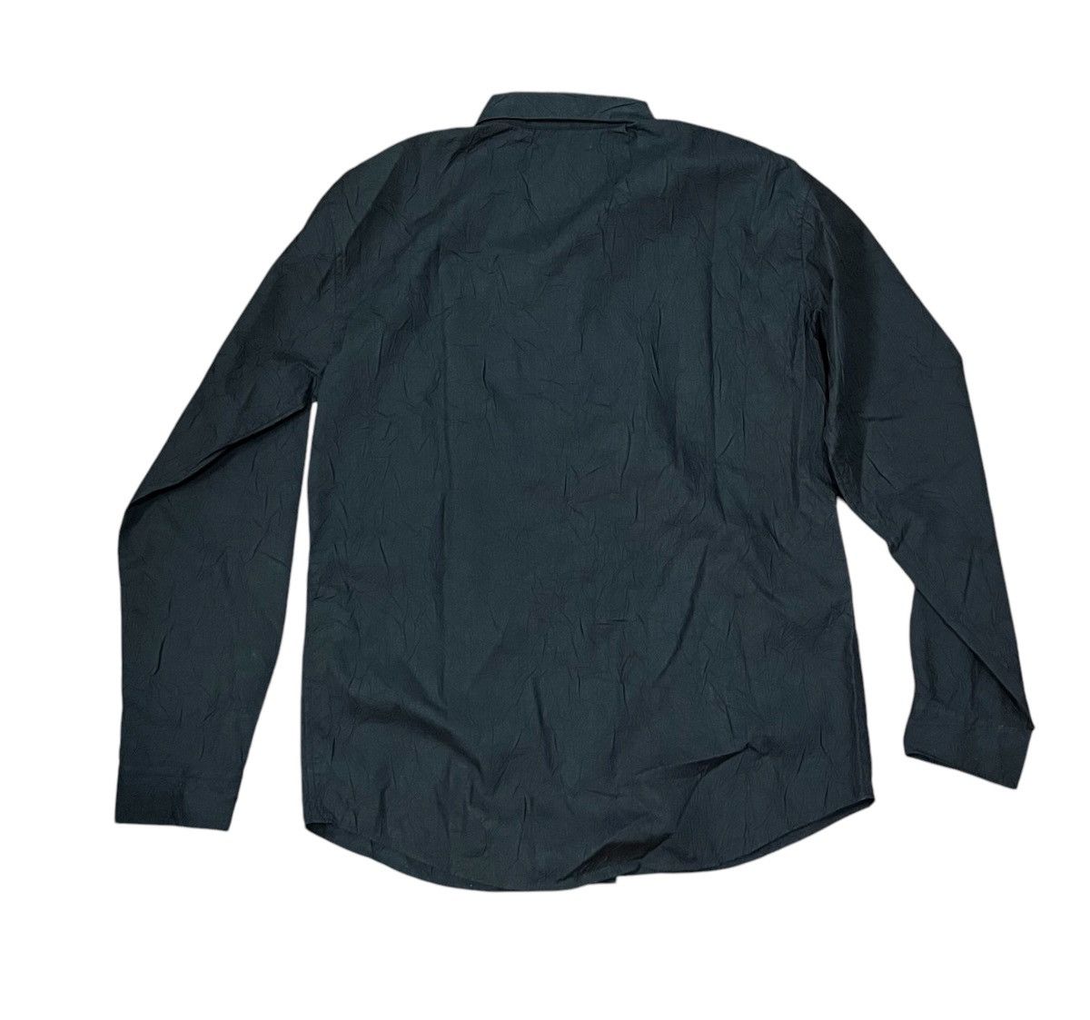 Issey Miyake Vintage issey miyake black crumpled button up shirt Size US M / EU 48-50 / 2 - 6 Thumbnail