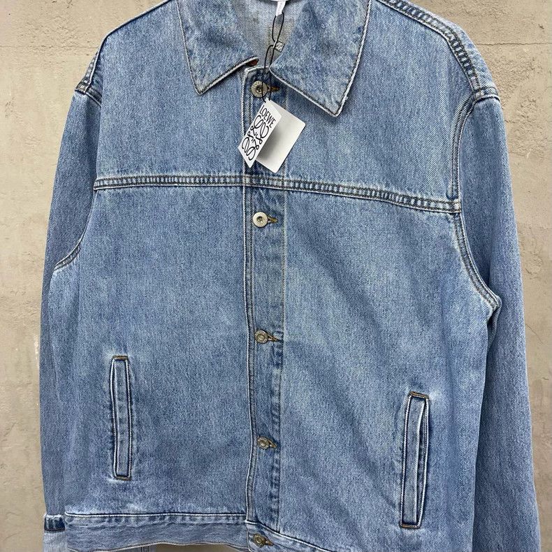 Other LOEWE Water-washed blue label tannin denim jacket Size M / US 6-8 / IT 42-44 - 3 Thumbnail