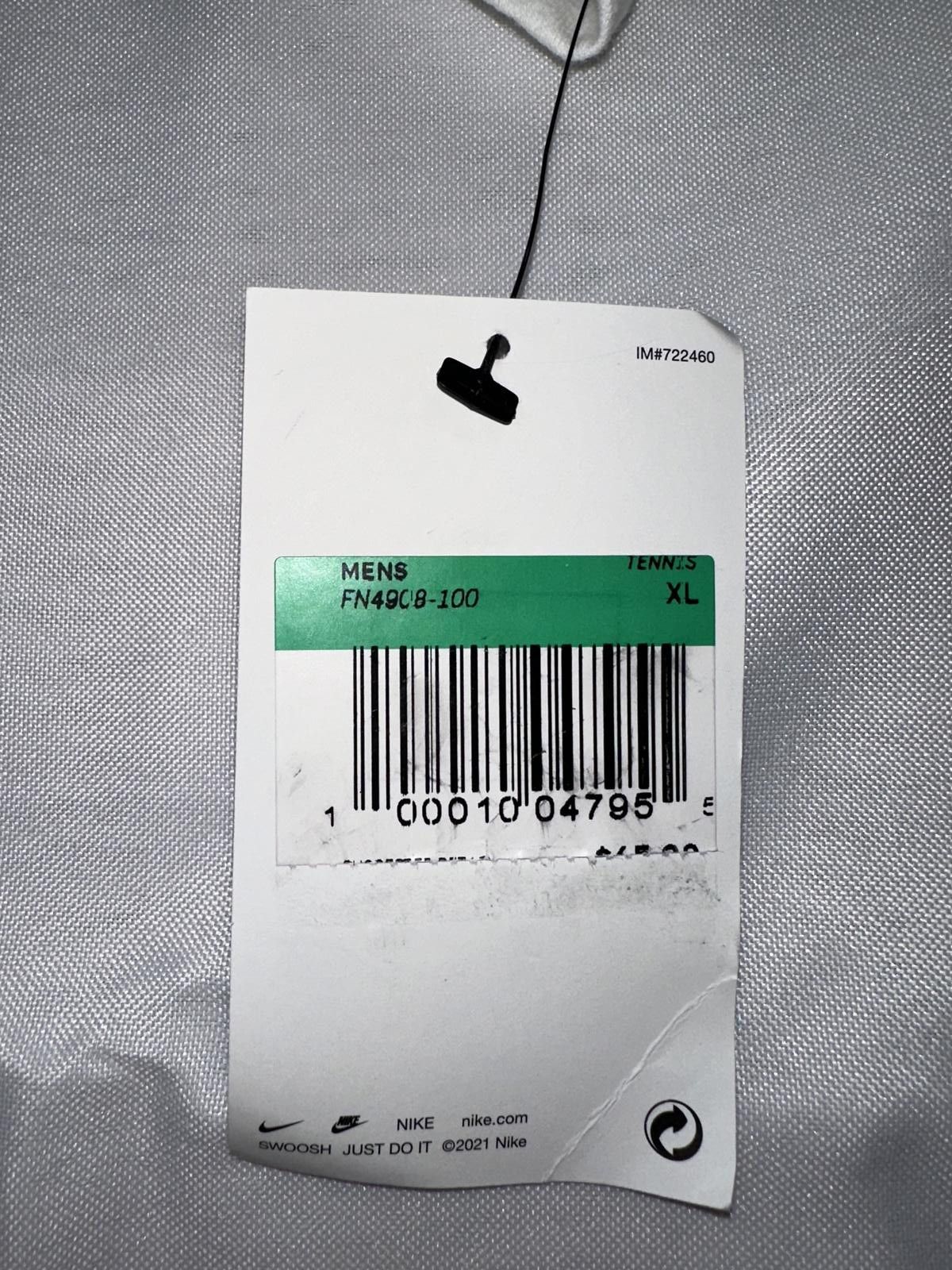 Nike Nike Serena Williams Tennis White Shirt Size US XL / EU 56 / 4 - 8 Thumbnail