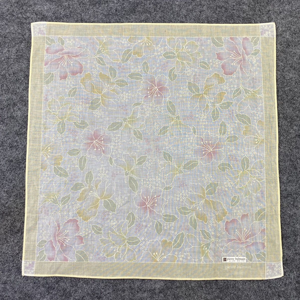 Pierre Balmain × Vintage Pierre Balmain Handkerchief / Bandana / Neckerchief-B487 Size ONE SIZE - 3 Thumbnail