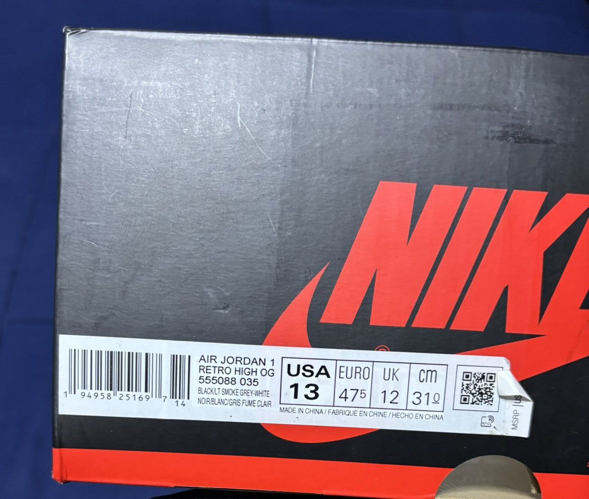 Jordan Brand Jordan 1 Retro High OG Shadow 2.0 2021 Size 13 Size US 13 / EU 46 - 9 Thumbnail