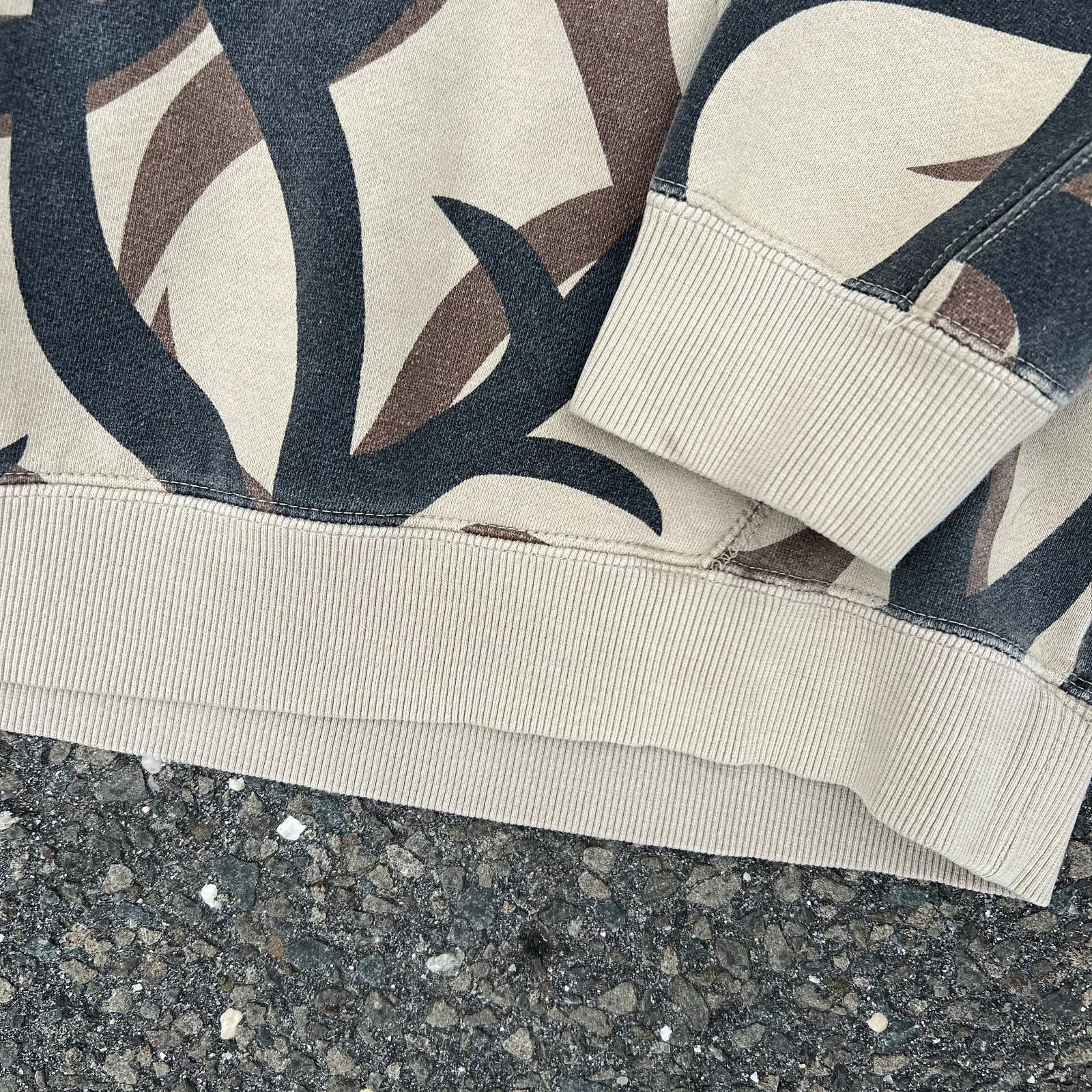 Streetwear Vintage Vintage Asat Camo blank brown hoodie sweatshirt Grailed