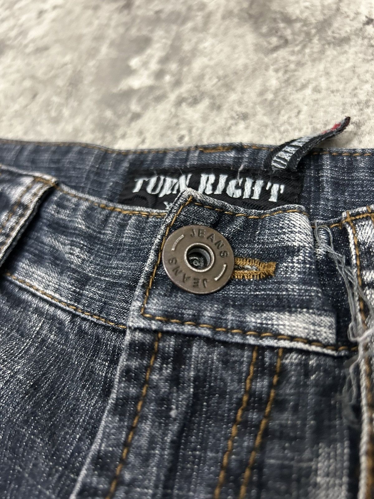If Six Was Nine × Japanese Brand × Le Grande Bleu (L.G.B.) Turn Right Black Wash Flare Pants Size US 28 / EU 44 - 8 Thumbnail