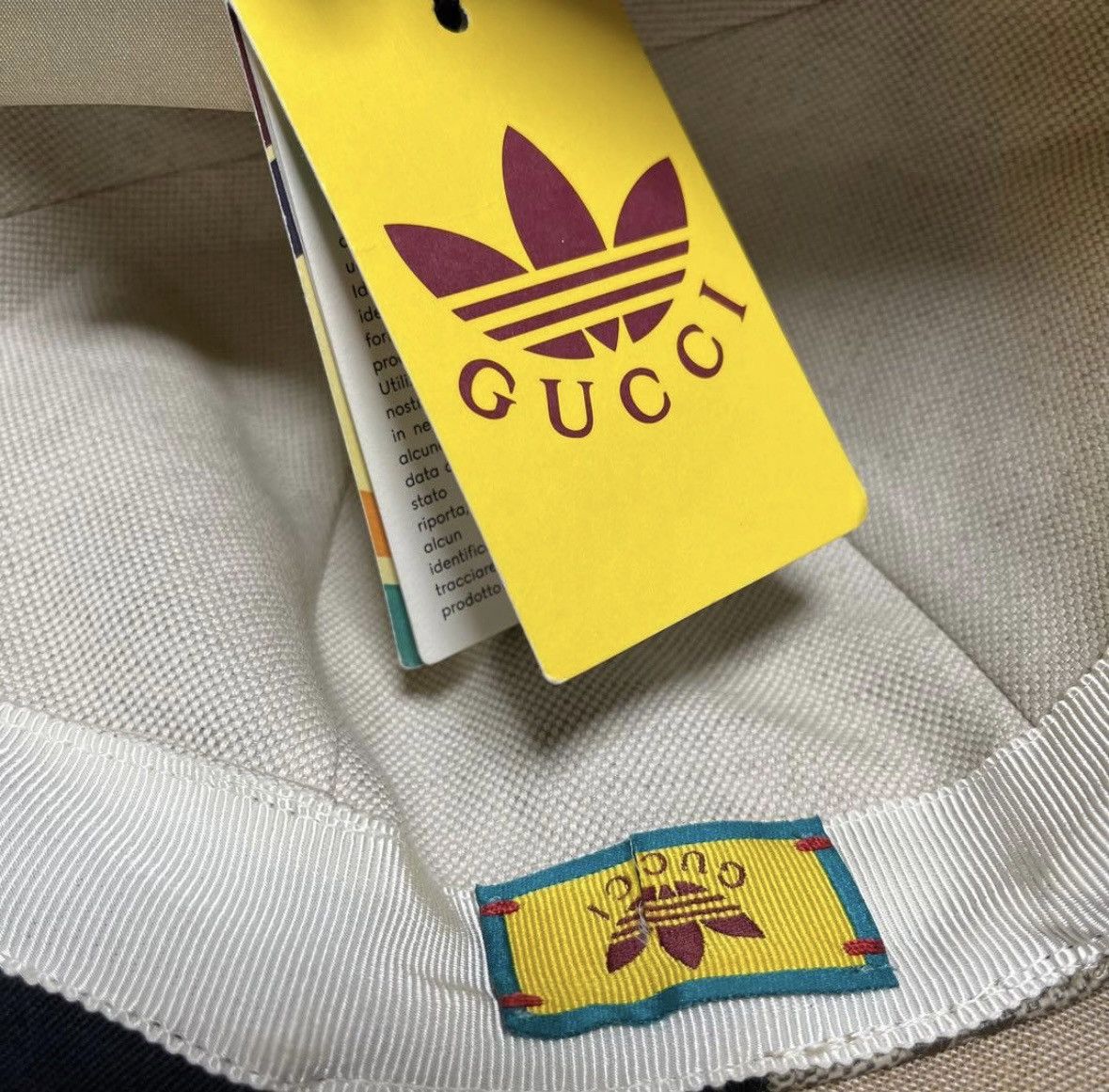 Adidas × Gucci GUCCI ADIDAS CAP double side size L NEW Size ONE SIZE - 6 Thumbnail