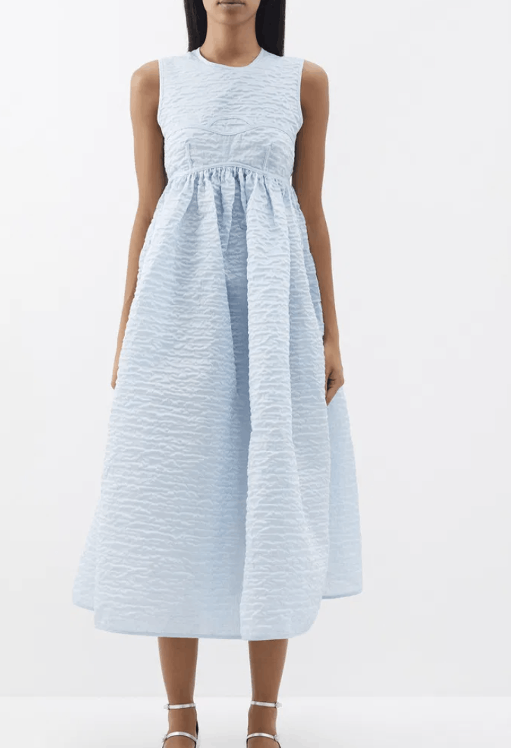 Cecilie Bahnsen Dress in Blue, Women's (Size M)