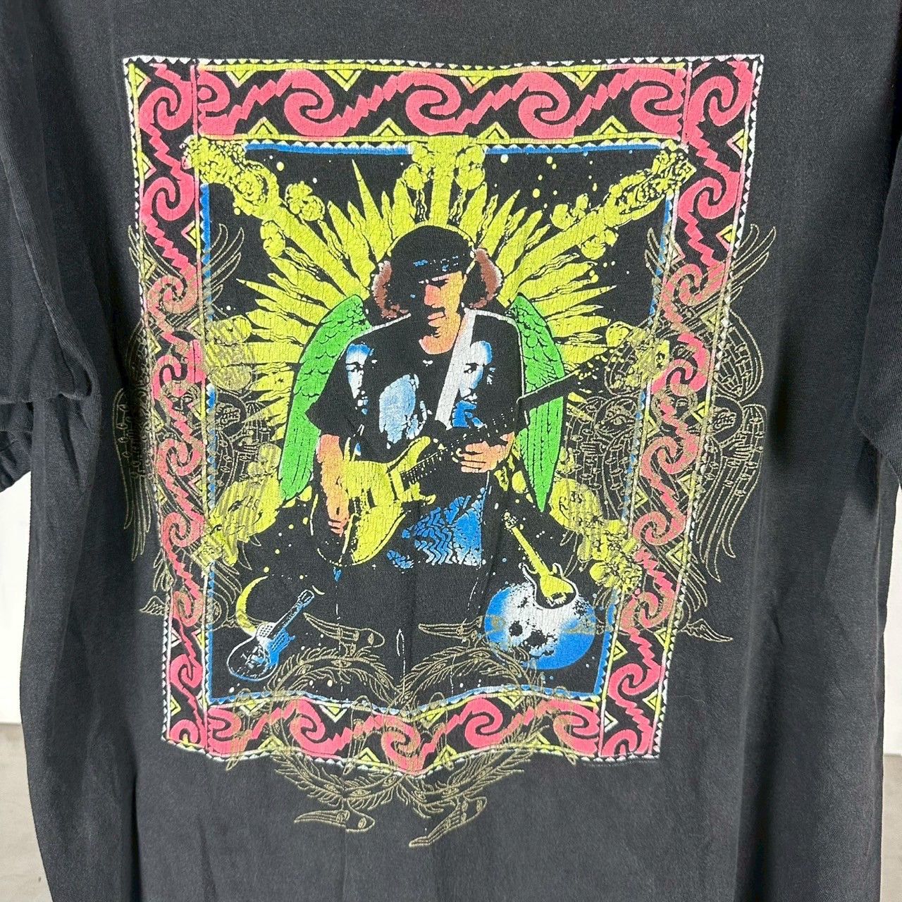 Vintage Vintage 1994 Carlos Santana World Tour Concert Promo T-Shirt Size US L / EU 52-54 / 3 - 2 Thumbnail