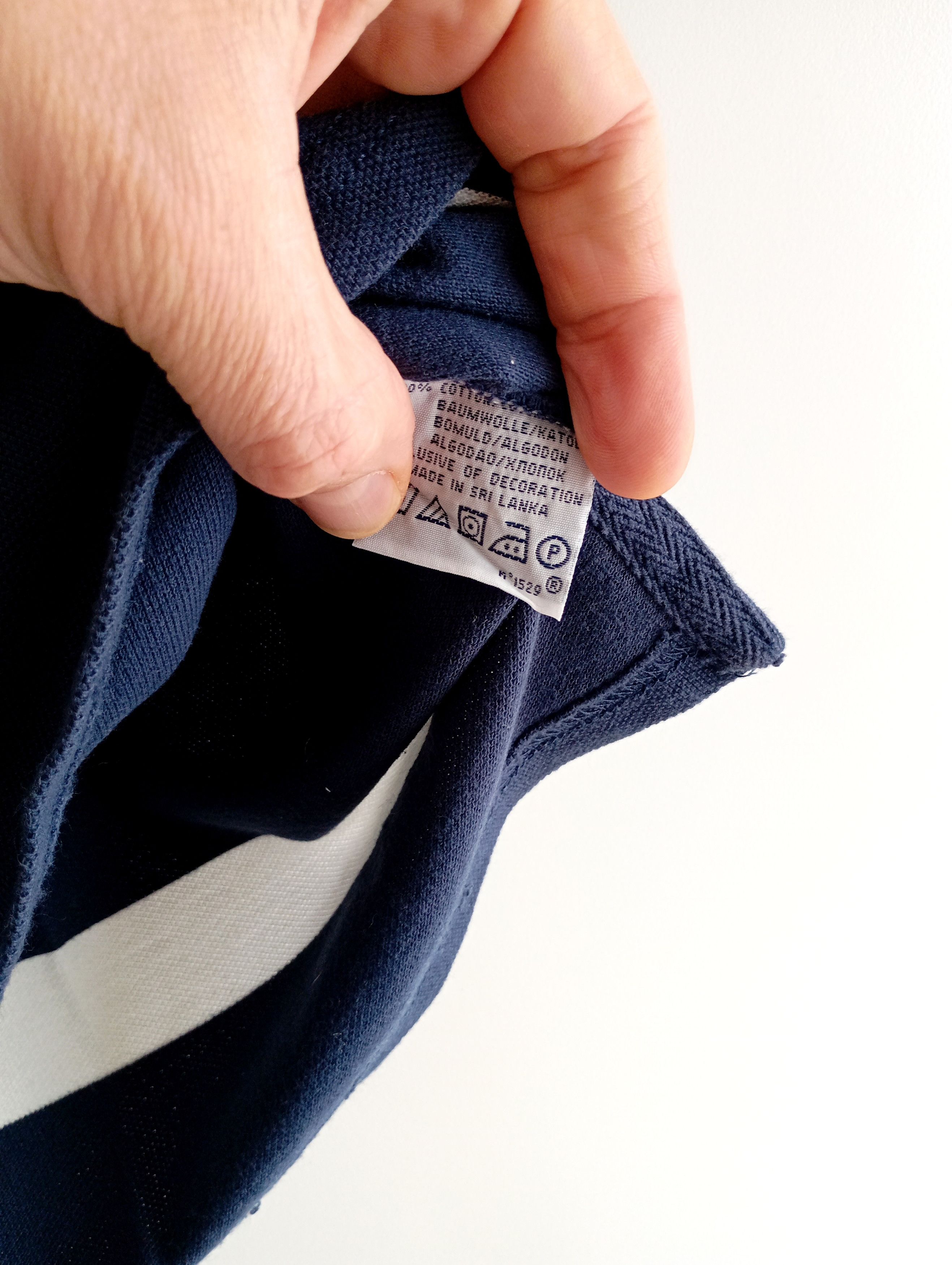 Polo Ralph Lauren Polo Ralph Lauren Striped Mesh Polo Shirt in Blue and White Size US XL / EU 56 / 4 - 8 Thumbnail