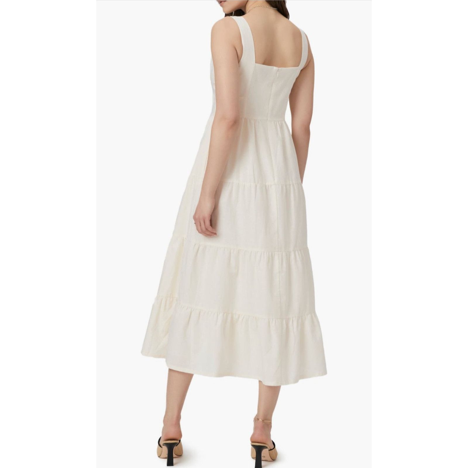 Paige Nwt Paige Ophella Cotton Linen Dress marble white sz 4 Size S / US 4 / IT 40 - 2 Thumbnail