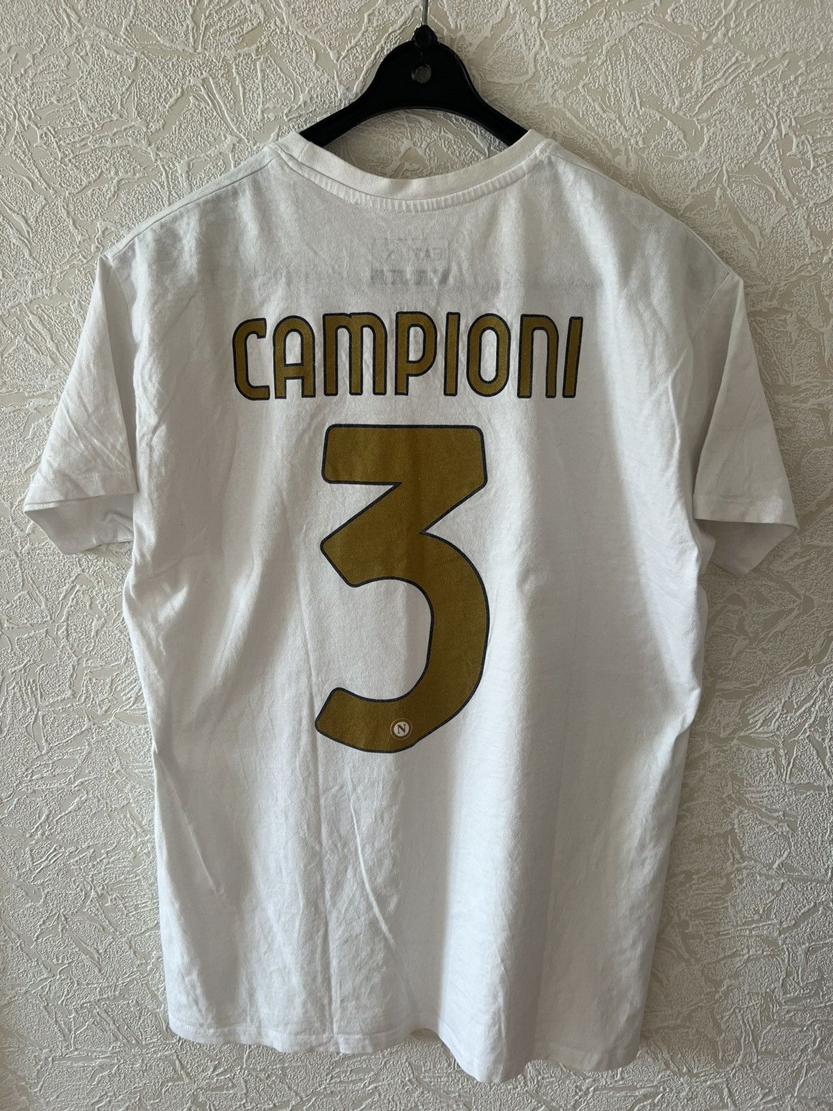 Emporio Armani EA7 Napoli 22/23 T-shirt Campioni maglia italy soccerjersey Size US L / EU 52-54 / 3 - 13 Thumbnail