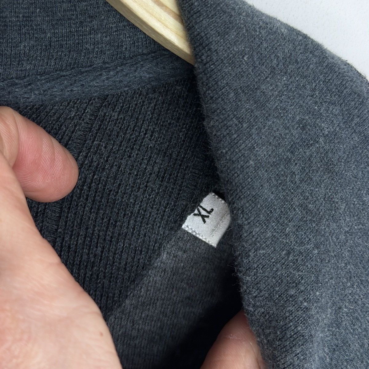 Yves Saint Laurent Vintage YSL Yves Saint Laurent Sweatshirt Half Zip Grey 90s Size US XL / EU 56 / 4 - 10 Thumbnail