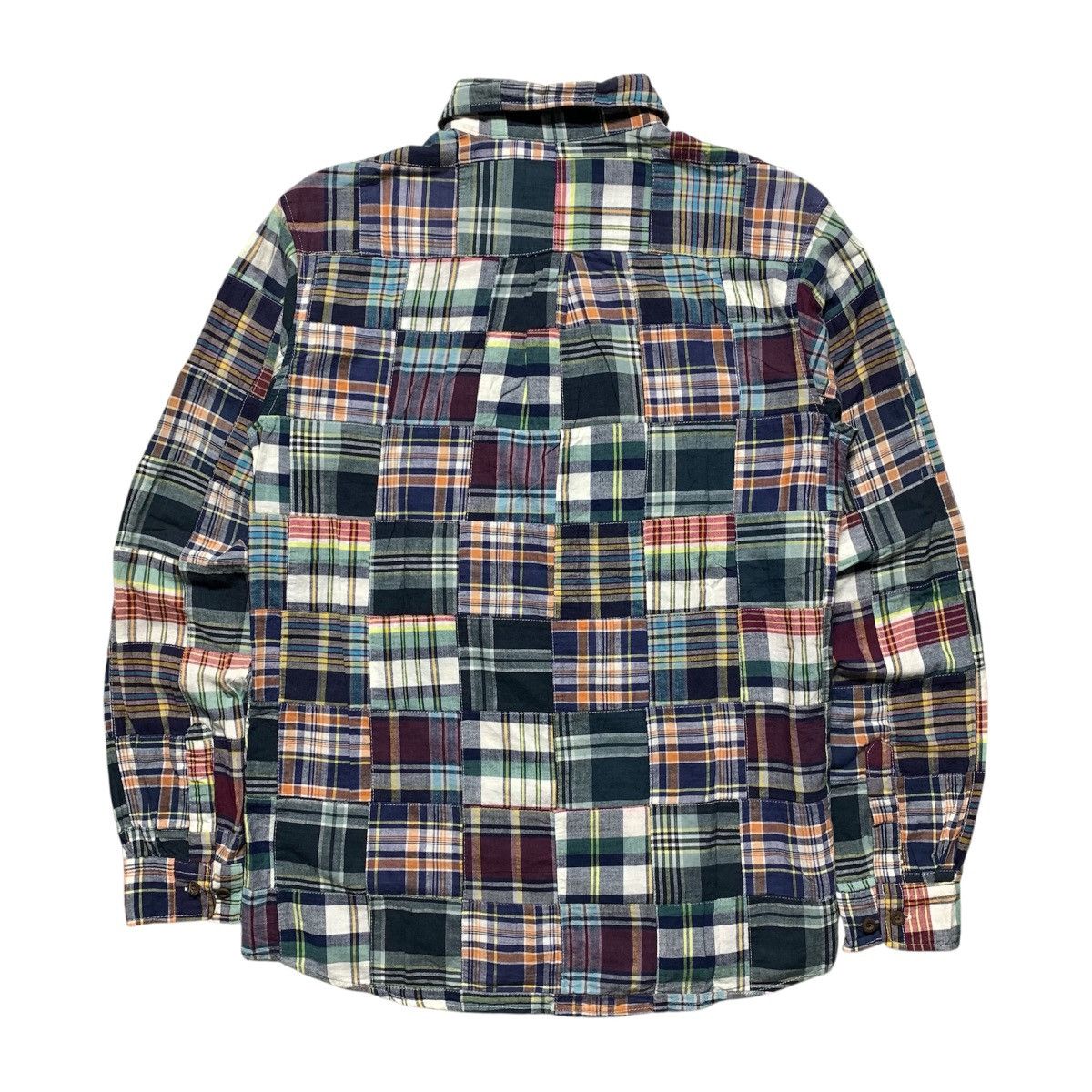 Vintage Thruxton Multi Plaid Patchwork Flannel Shirt Size US M / EU 48-50 / 2 - 7 Thumbnail