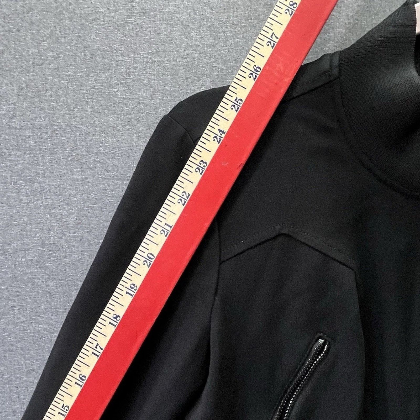 Guess GUESS Jeans Solid Black Moto Bomber Jacket Women Size XS Size XS / US 0-2 / IT 36-38 - 4 Thumbnail