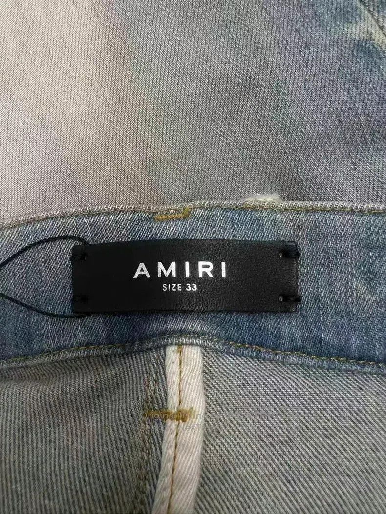 Amiri Amiri Size 33 Embroidered LOGO jeans Size US 33 - 4 Thumbnail