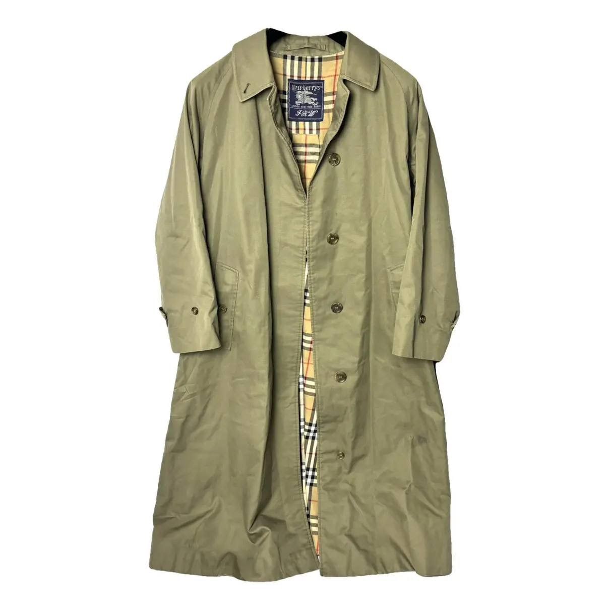 image of Burberry Trench Coat in Khaki, Men's (Size Large)
