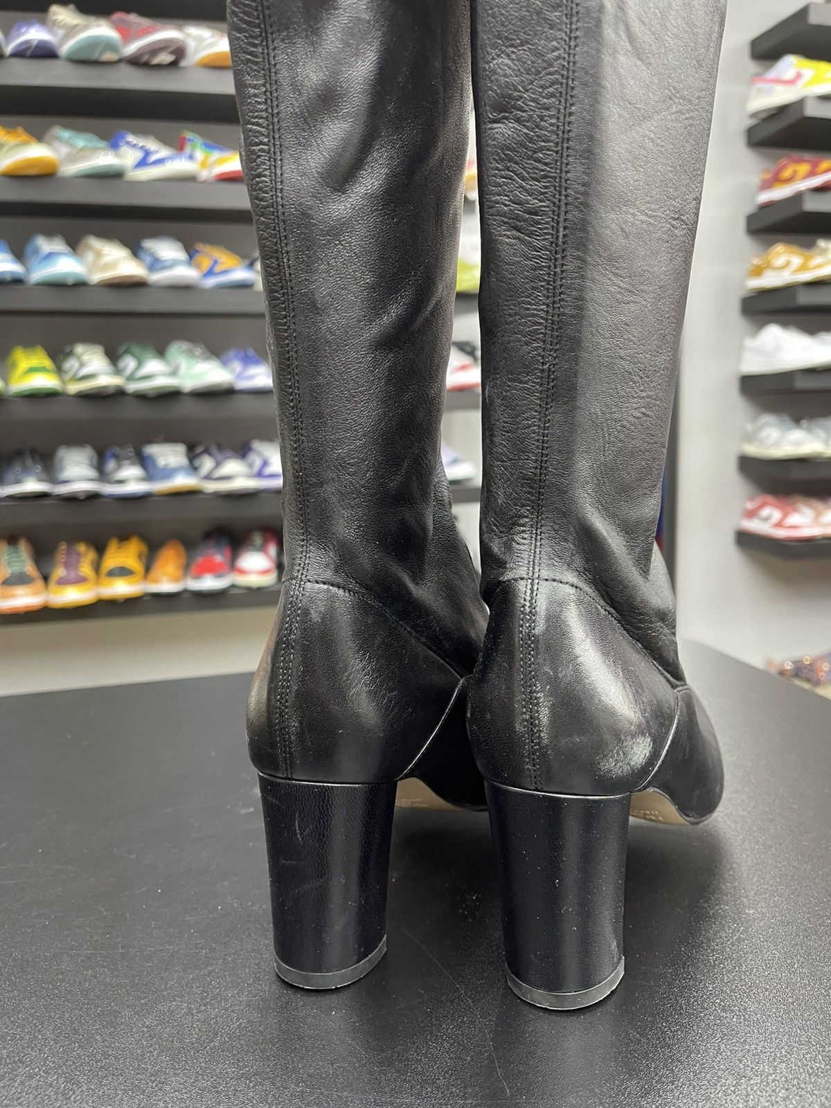 Valentino Size 7 - Valentino Garavani High Top Boots Black Size US 7 / IT 37 - 4 Thumbnail