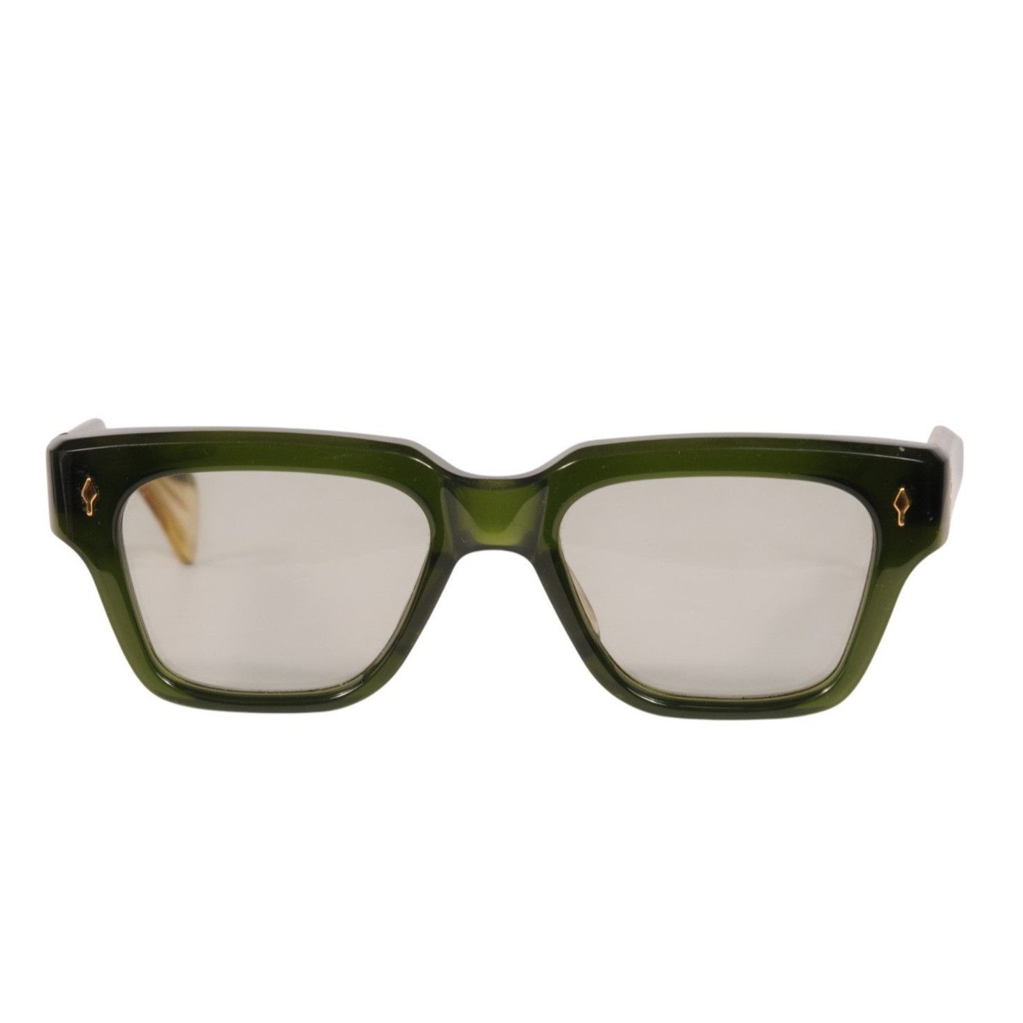 Jacques Marie Mage Fellini Sunglasses Emerald Green Gold JMM Size ONE SIZE - 11 Thumbnail