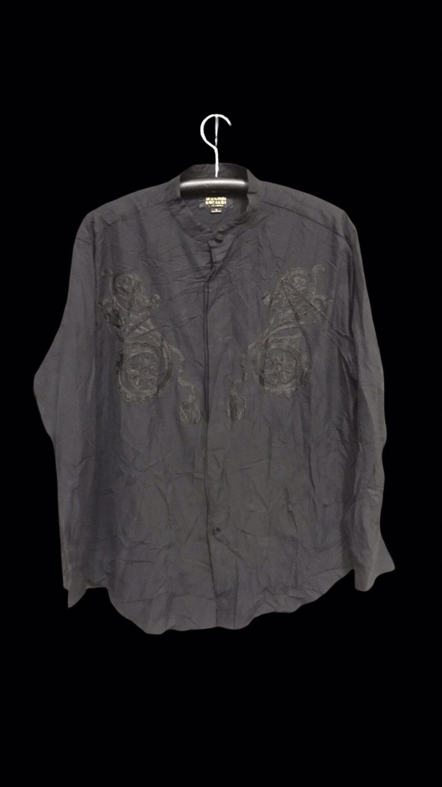 Designer × Japanese Brand × Yoshiyuki Konishi Archival Y. Konishi Embroidery Blouse Size L / US 10 / IT 46 - 1 Thumbnail