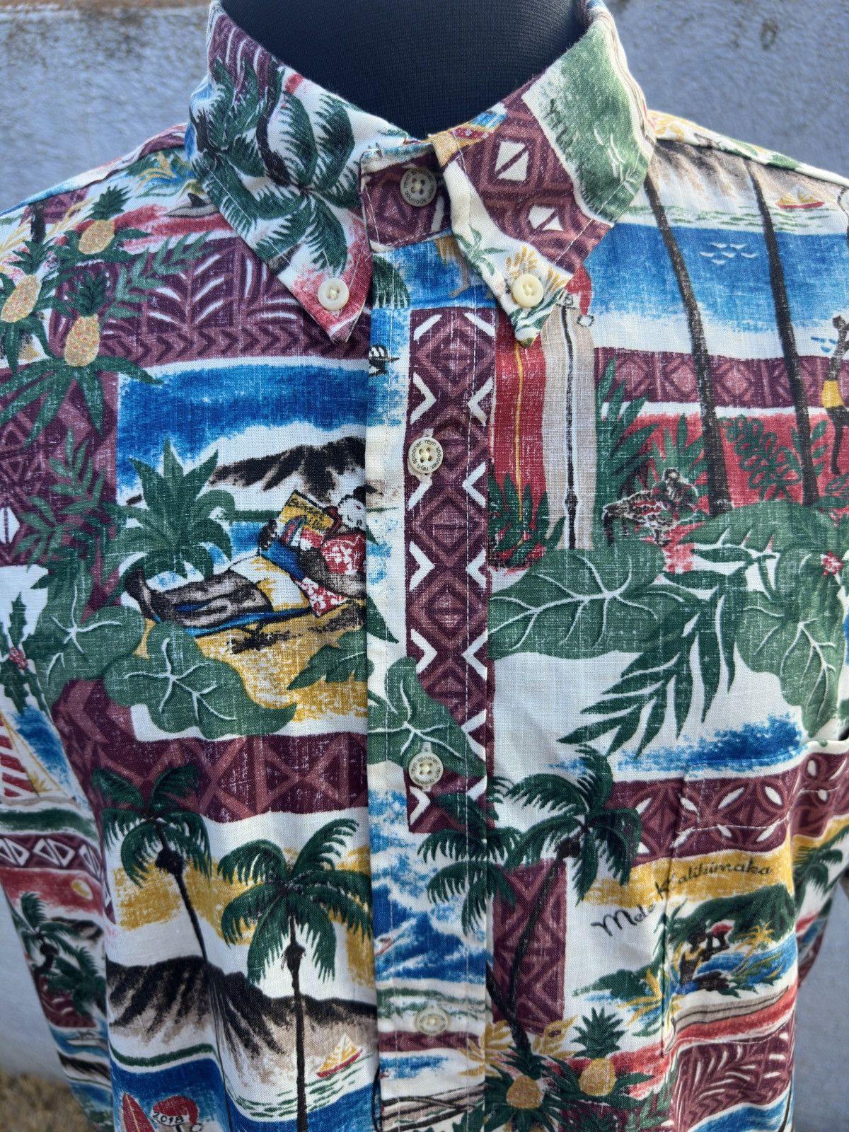 Reyn Spooner Reyn Spooner Classic Fit Mele Kalikimaka Christmas Men's XL Size US XL / EU 56 / 4 - 3 Thumbnail