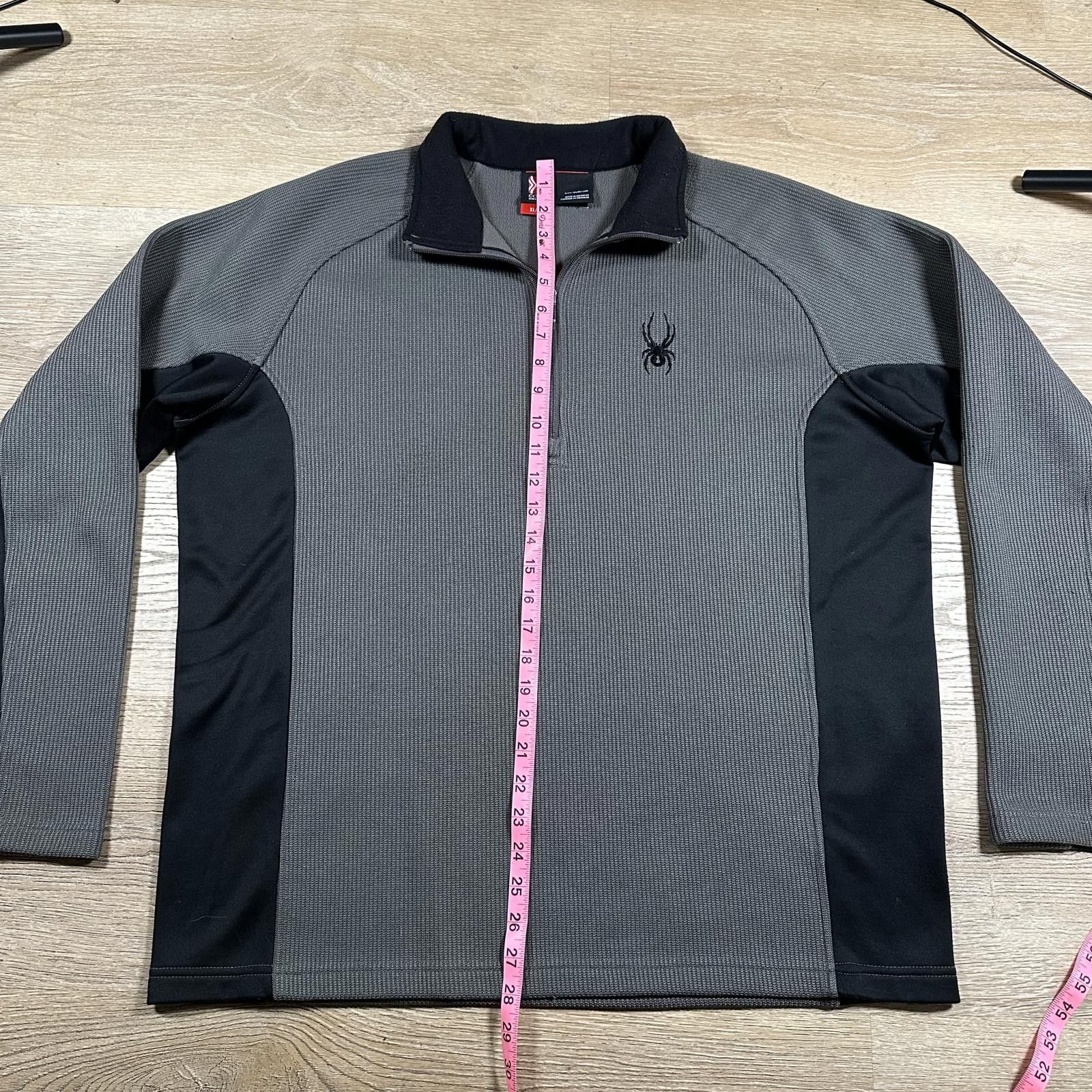 Spyder Spyder Menswear Sweater Medium Gray Half-Zip Pullover Size US XL / EU 56 / 4 - 12 Thumbnail