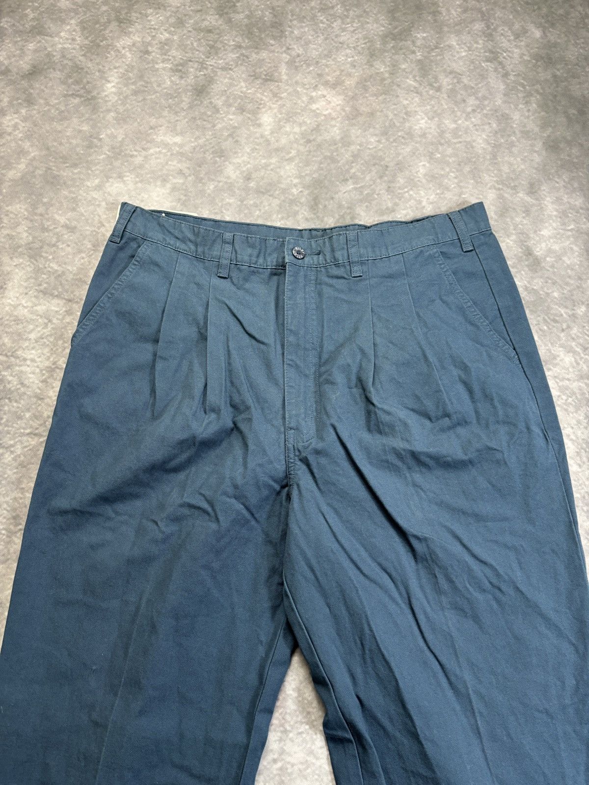 Briggs & Riley × Dickies × Vintage NOS 1990s Vintage Work Pants Pleated Trousers Deadstock 90s Size US 34 / EU 50 - 6 Thumbnail