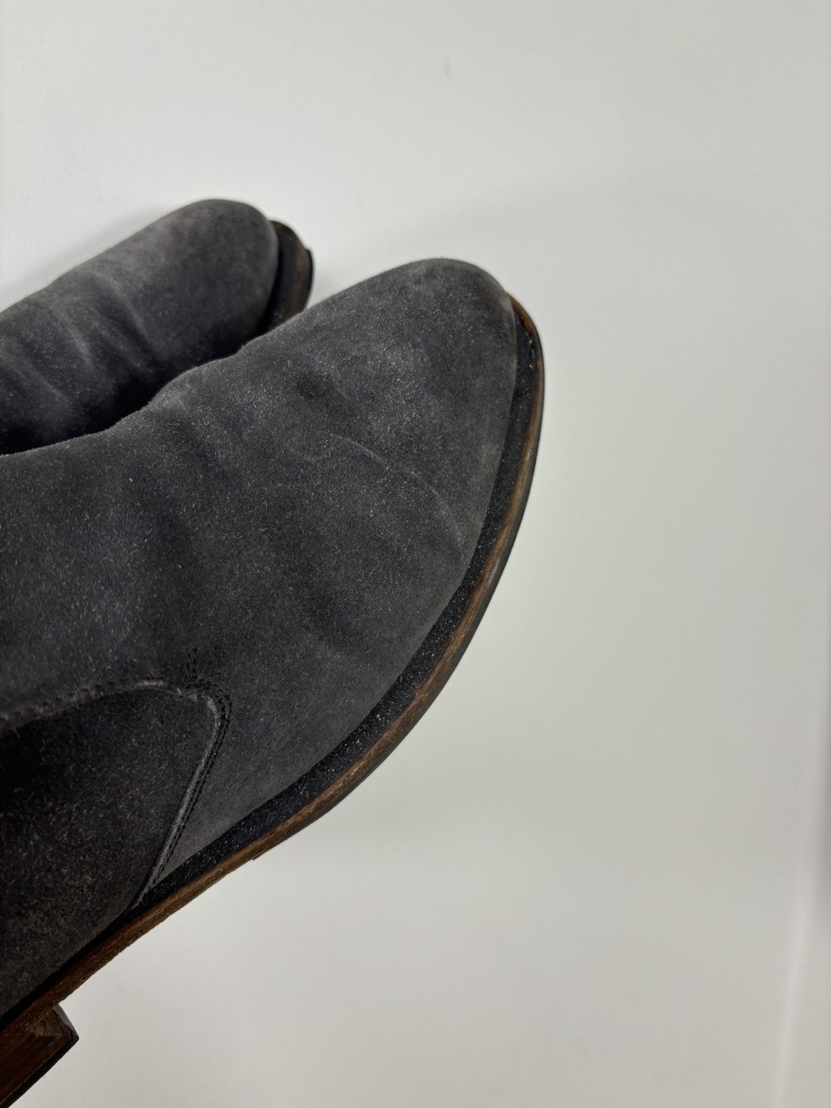 Brunello Cucinelli Brunello Cucinelli Italian Luxury Gray Suede Loafers Shoes Size US 10 / IT 40 - 19 Thumbnail