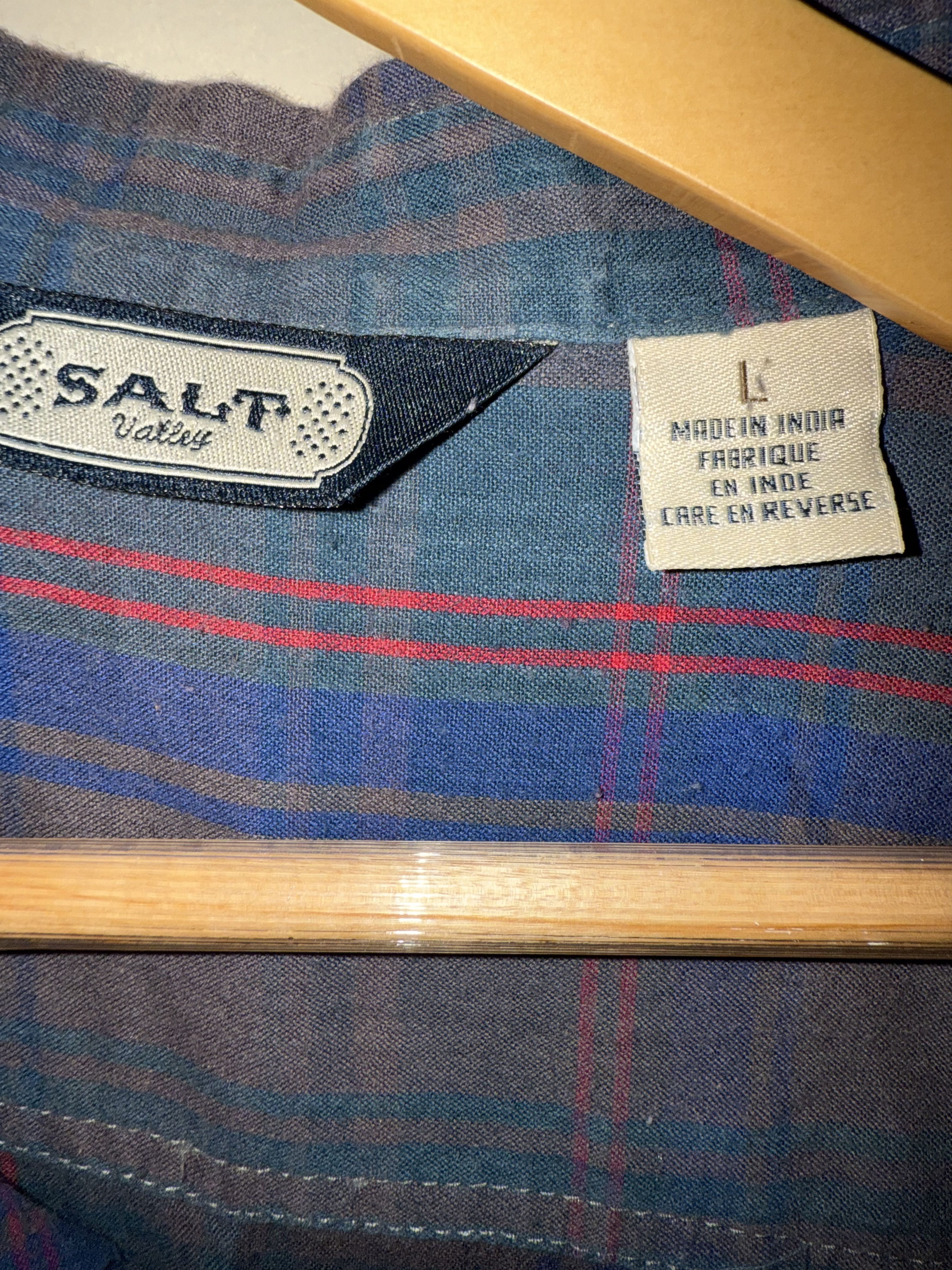 Salt Valley UO Salt Valley Lightweight Plaid S/S Shirt, Men's Large Size US L / EU 52-54 / 3 - 3 Thumbnail