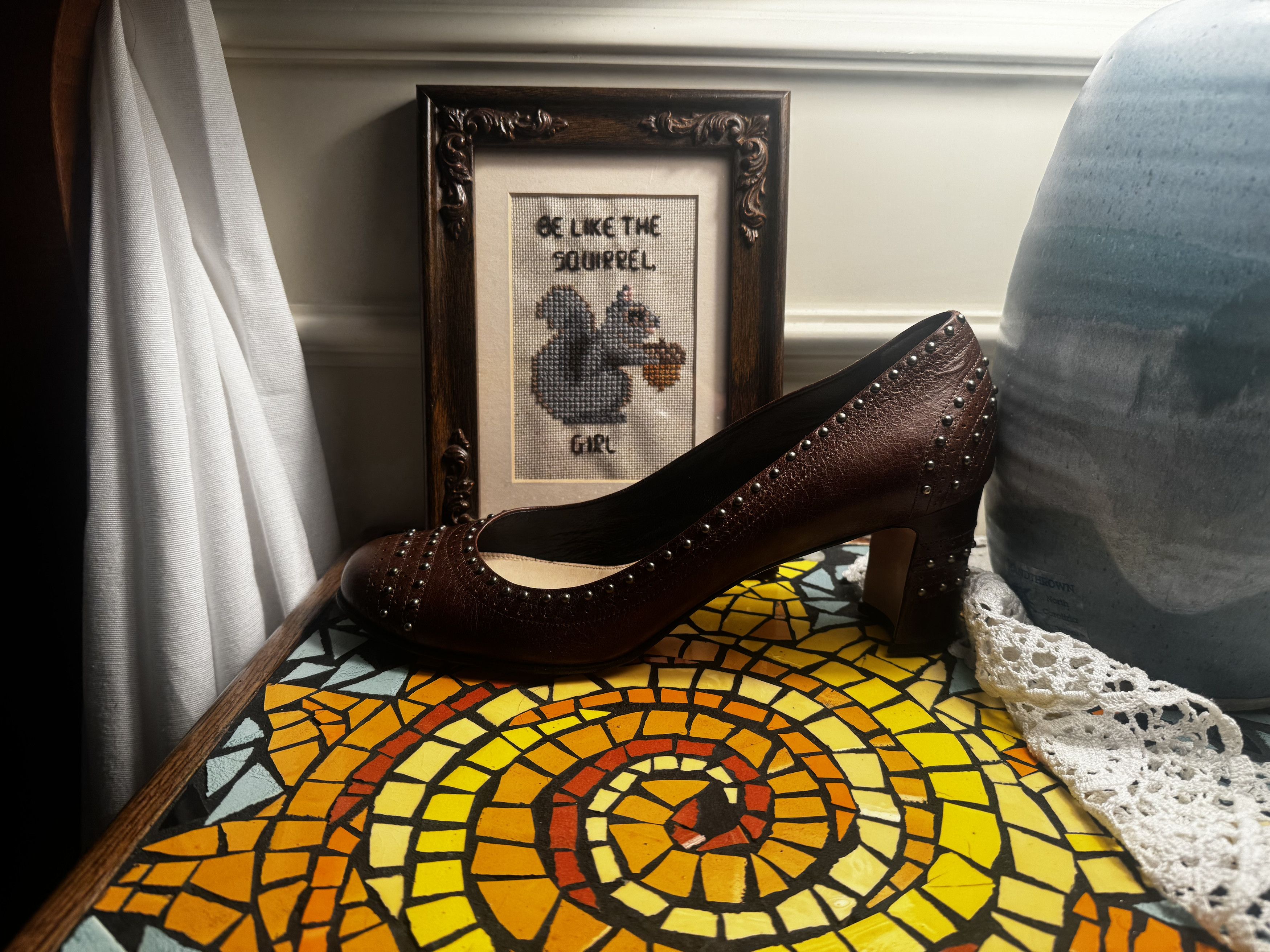 Prada Vintage Leather Pumps Size US 10 / IT 40 - 6 Thumbnail