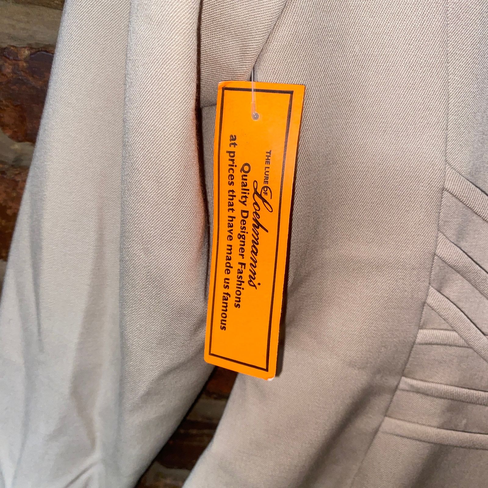 Other NWT Tahari Vintage Beige Wool Double Breasted Trench Coat 2 Size XS / US 0-2 / IT 36-38 - 8 Thumbnail
