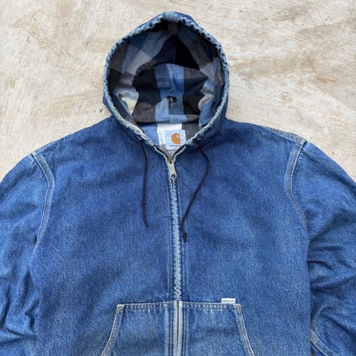 Carhartt Vintage 90s Carhartt Flannel Lined Active Jacket Size US L / EU 52-54 / 3 - 3 Thumbnail