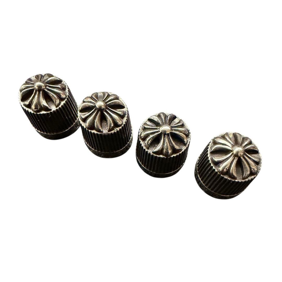 Chrome Hearts Sterling Silver Valve Cap / Tire Cap Size ONE SIZE - 4 Thumbnail