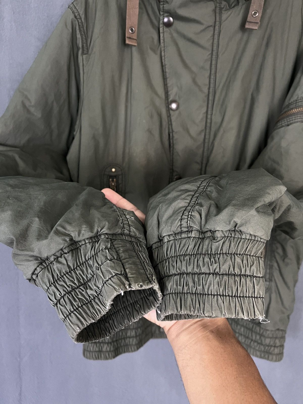 Japanese Brand Uniqlo Army Air Force Parka Bono Jacket LGB GOA Style Size US M / EU 48-50 / 2 - 10 Thumbnail