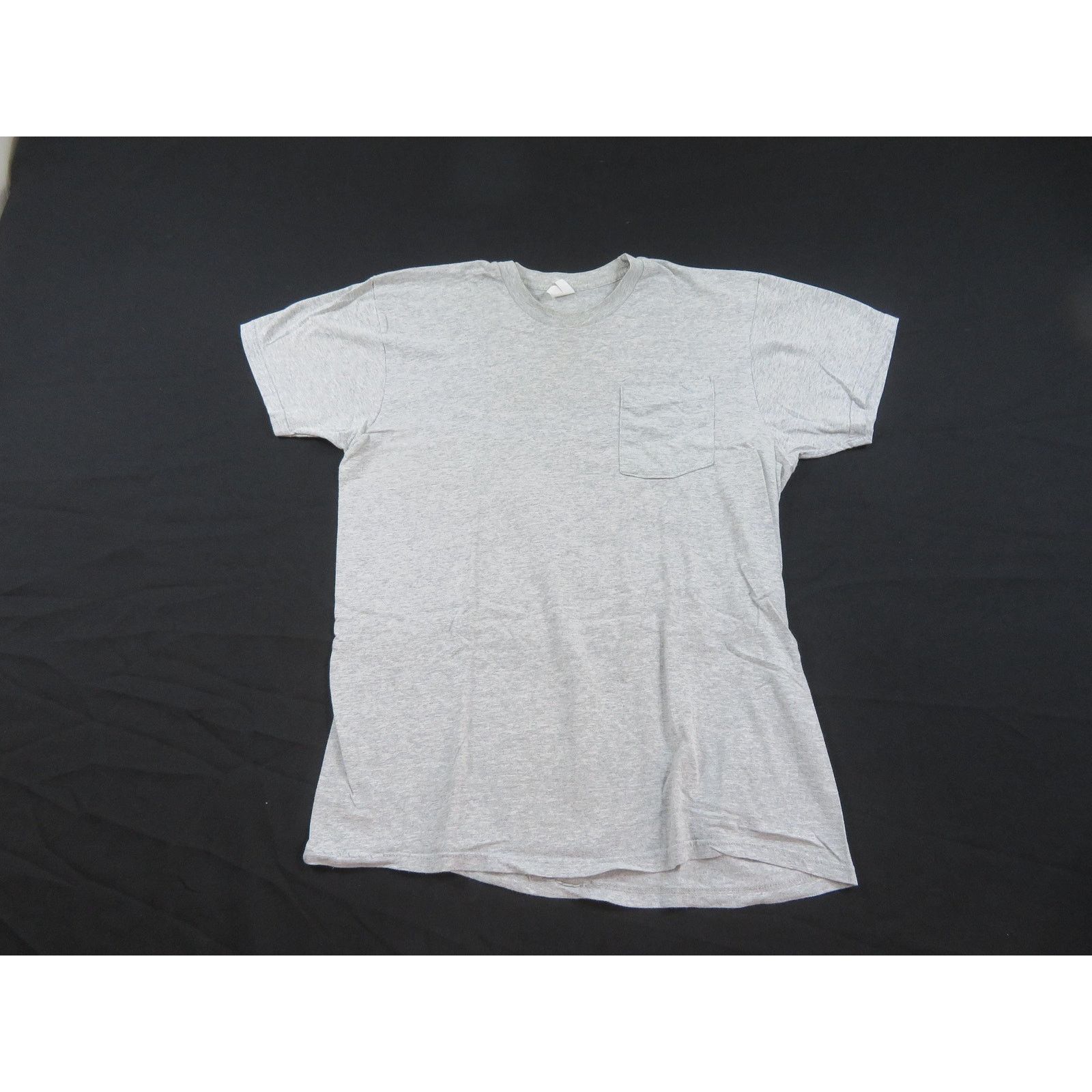 Other Pocket T-shirt, Blank Plain Selvedge, Gray Sz L 1990s Size US L / EU 52-54 / 3 - 1 Thumbnail