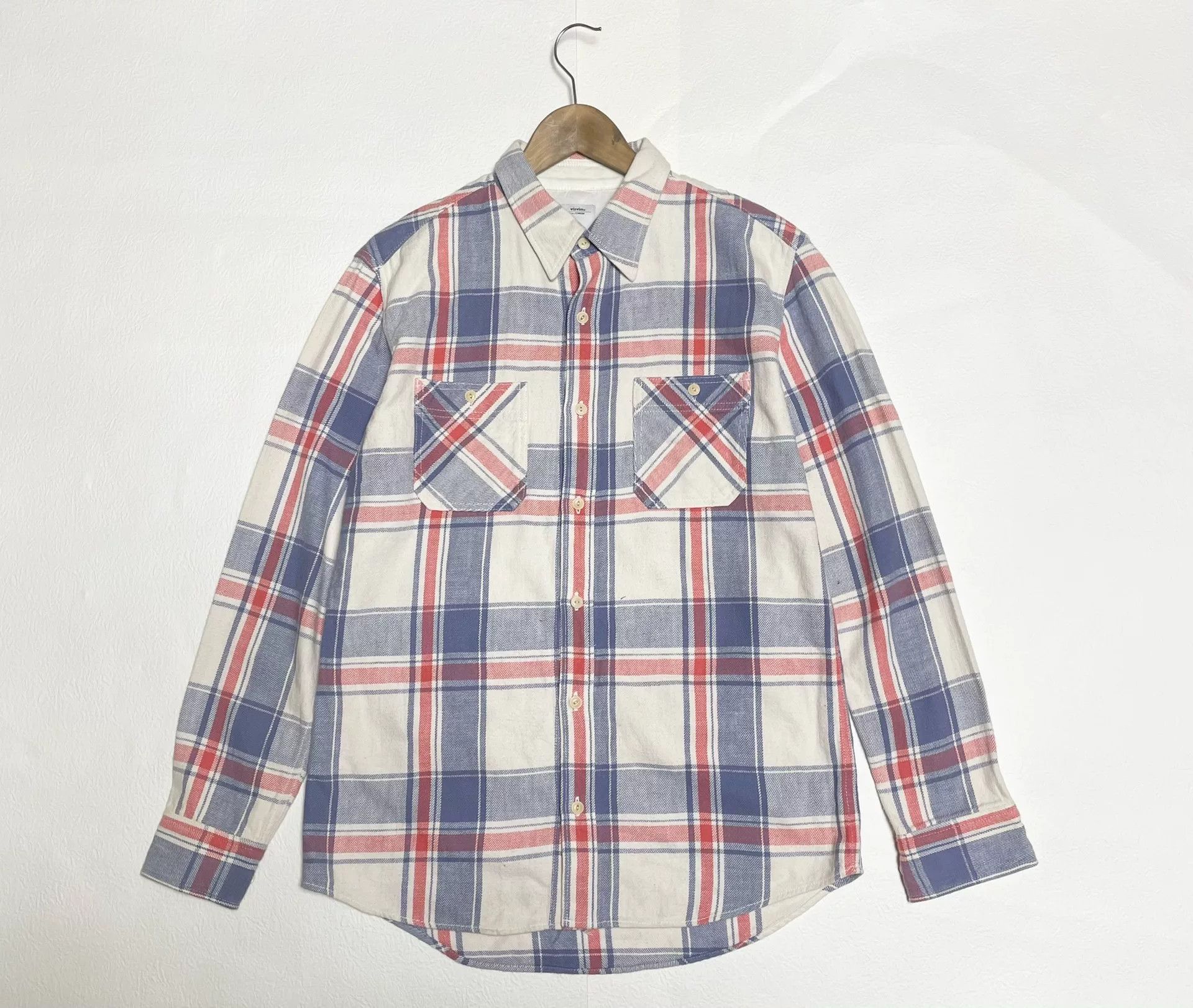 Visvim visvim pioneer check long sleeve shirt Size US M / EU 48-50 / 2 - 1 Thumbnail