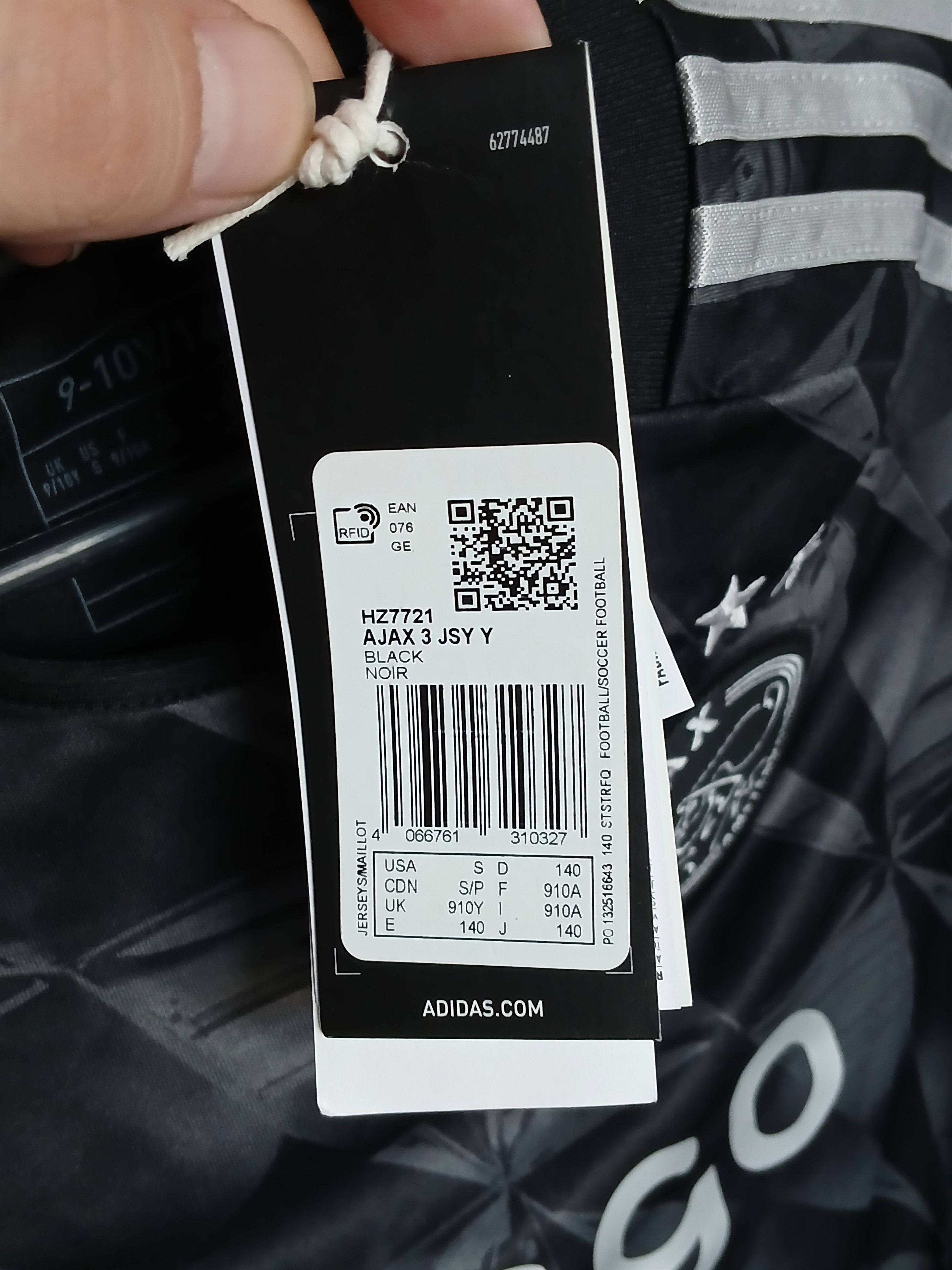 Adidas New KIDS Ajax 23/24 Third Football Jersey T-Shirt Size US XS / EU 42 / 0 - 10 Thumbnail