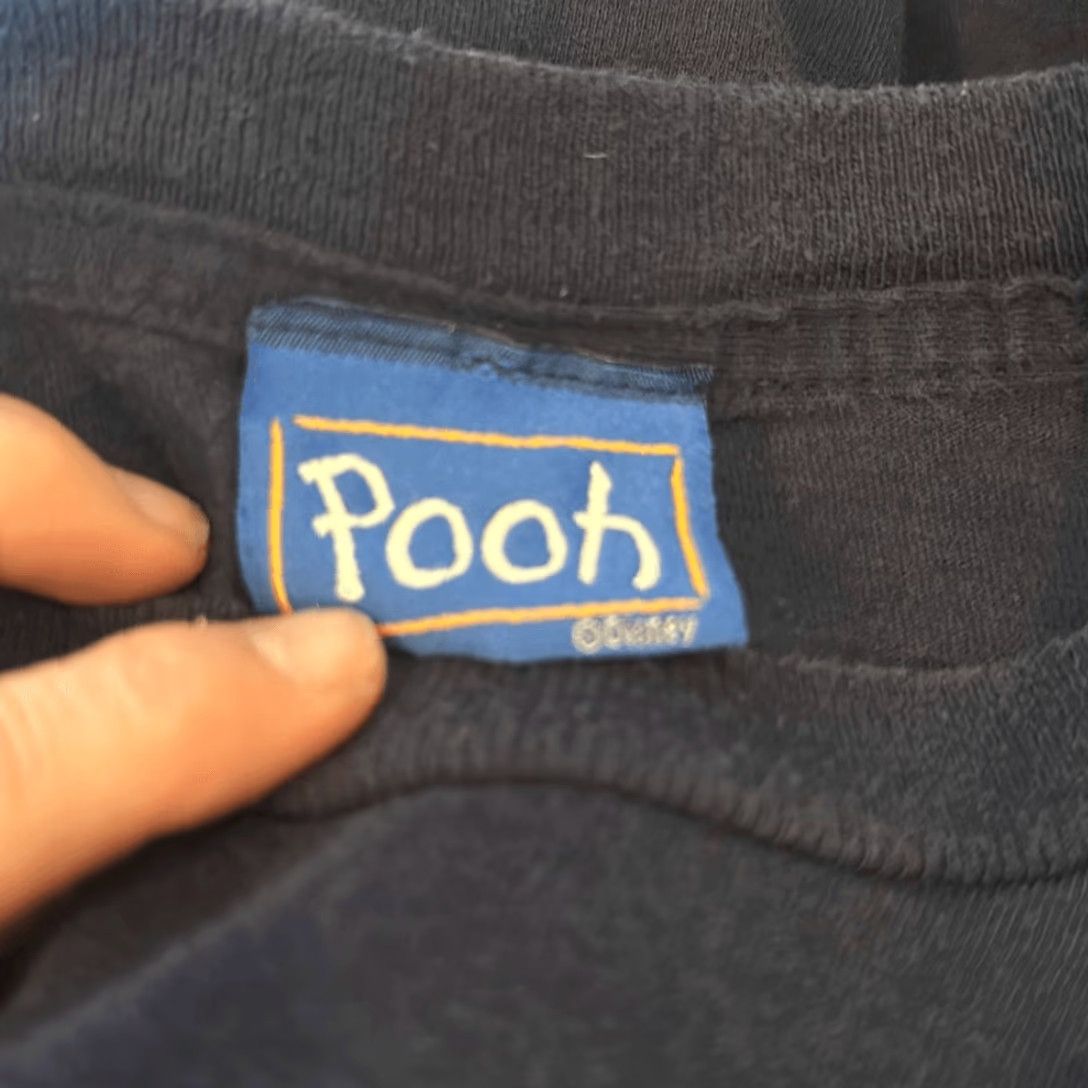 Disney VINTAGE 90s Winnie The Pooh Womens L Blue Short Sleeve Tshirt Crewneck Size L / US 10 / IT 46 - 3 Thumbnail