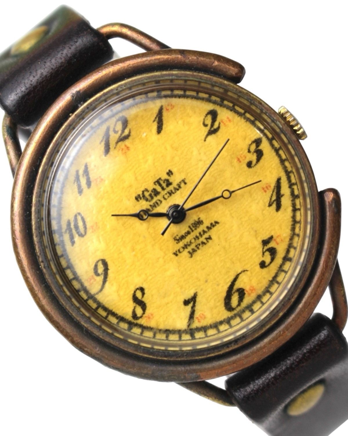Vintage 2000S GATA HANDCRAFTED YOKOHAMA JAPAN BRONZE WATCH Size ONE SIZE - 3 Thumbnail