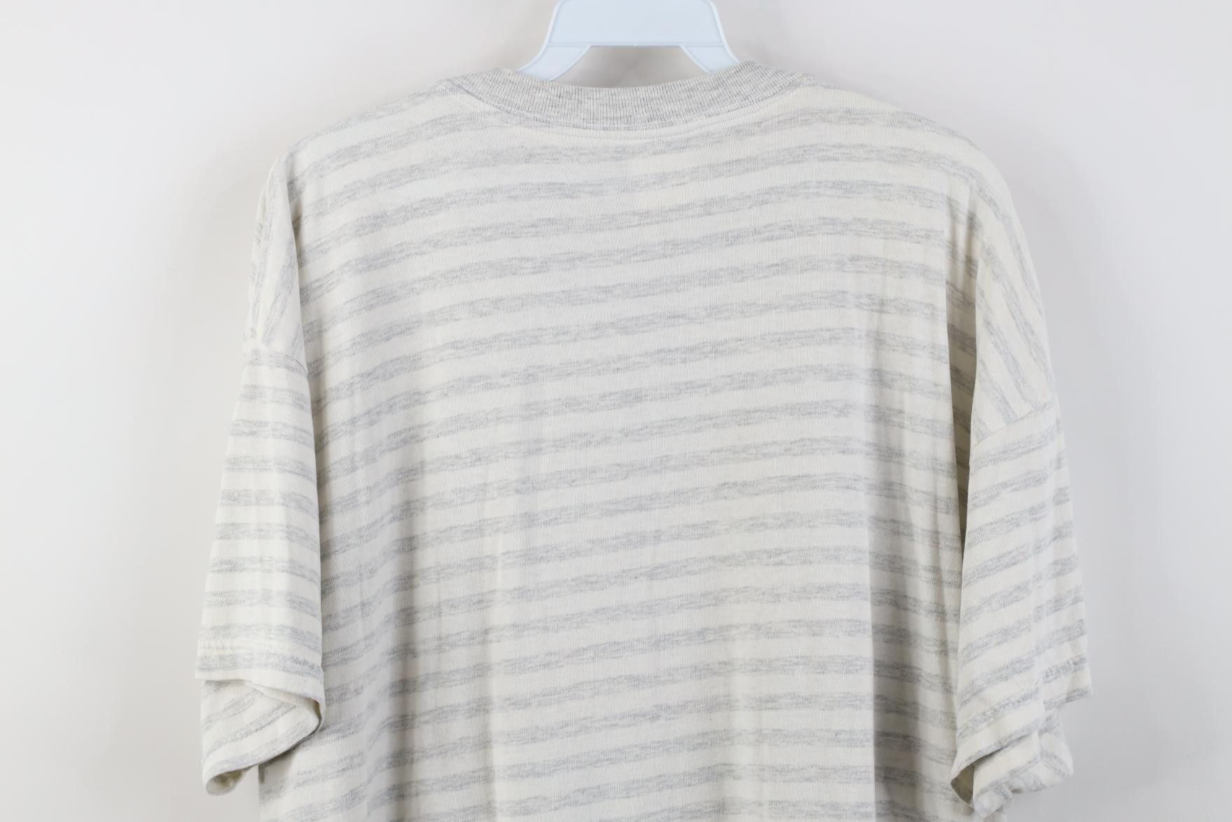 Vintage Vintage 90s Angel Bear Heart Striped Night Sleep T-Shirt USA Size ONE SIZE - 12 Thumbnail