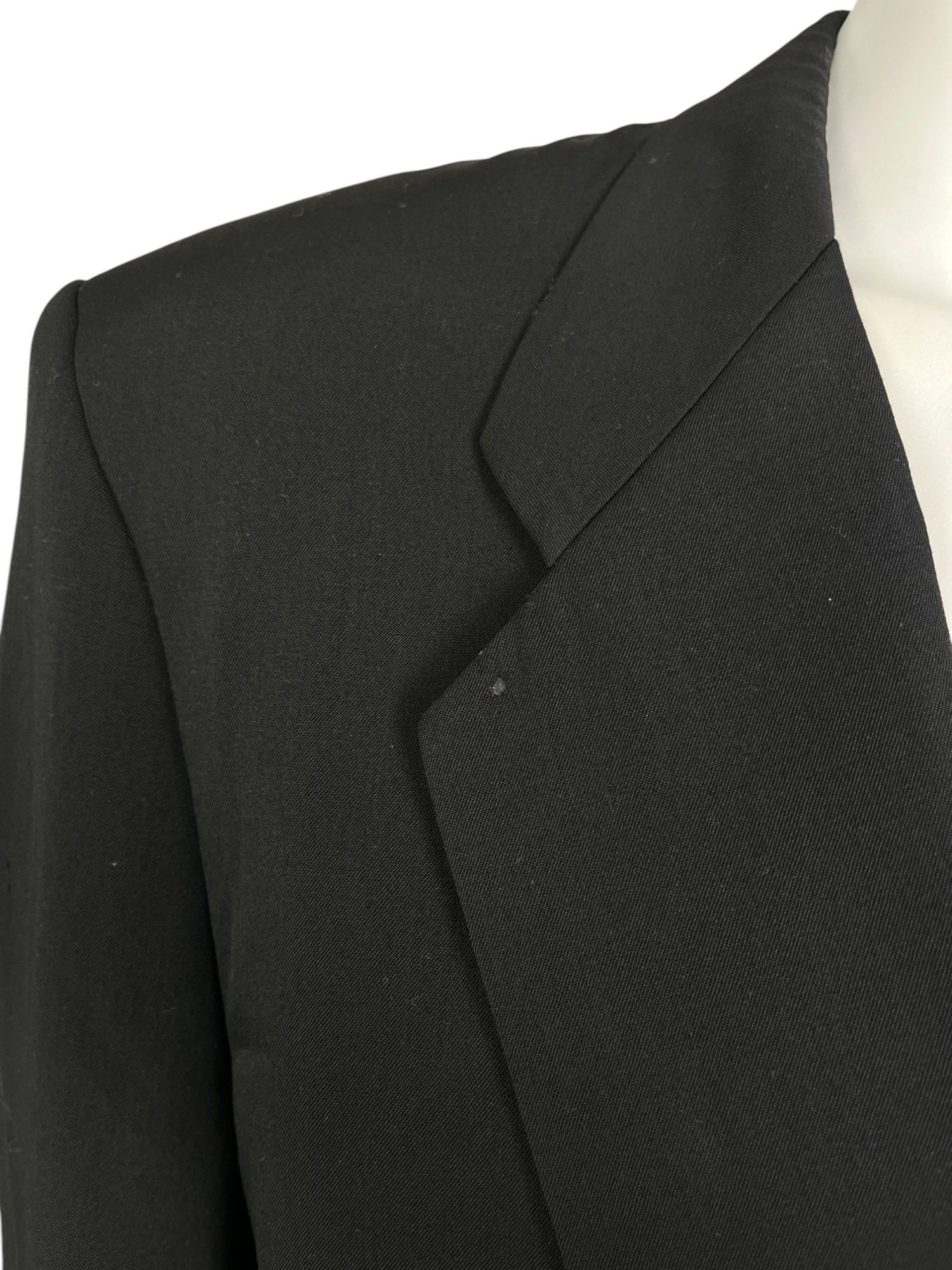 Comme des Garcons Homme AD 1991 Black Wool Deer Blazer Size 48R - 10 Thumbnail