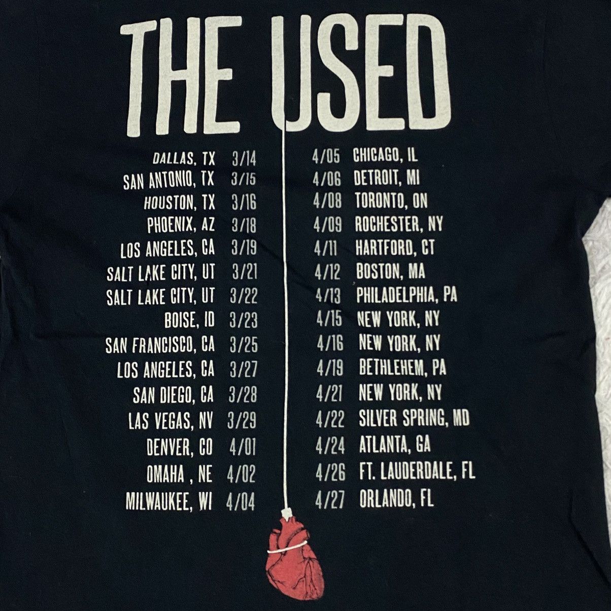 Band Tees × Vintage Post hardcore rock emo band the used Size US L / EU 52-54 / 3 - 6 Thumbnail