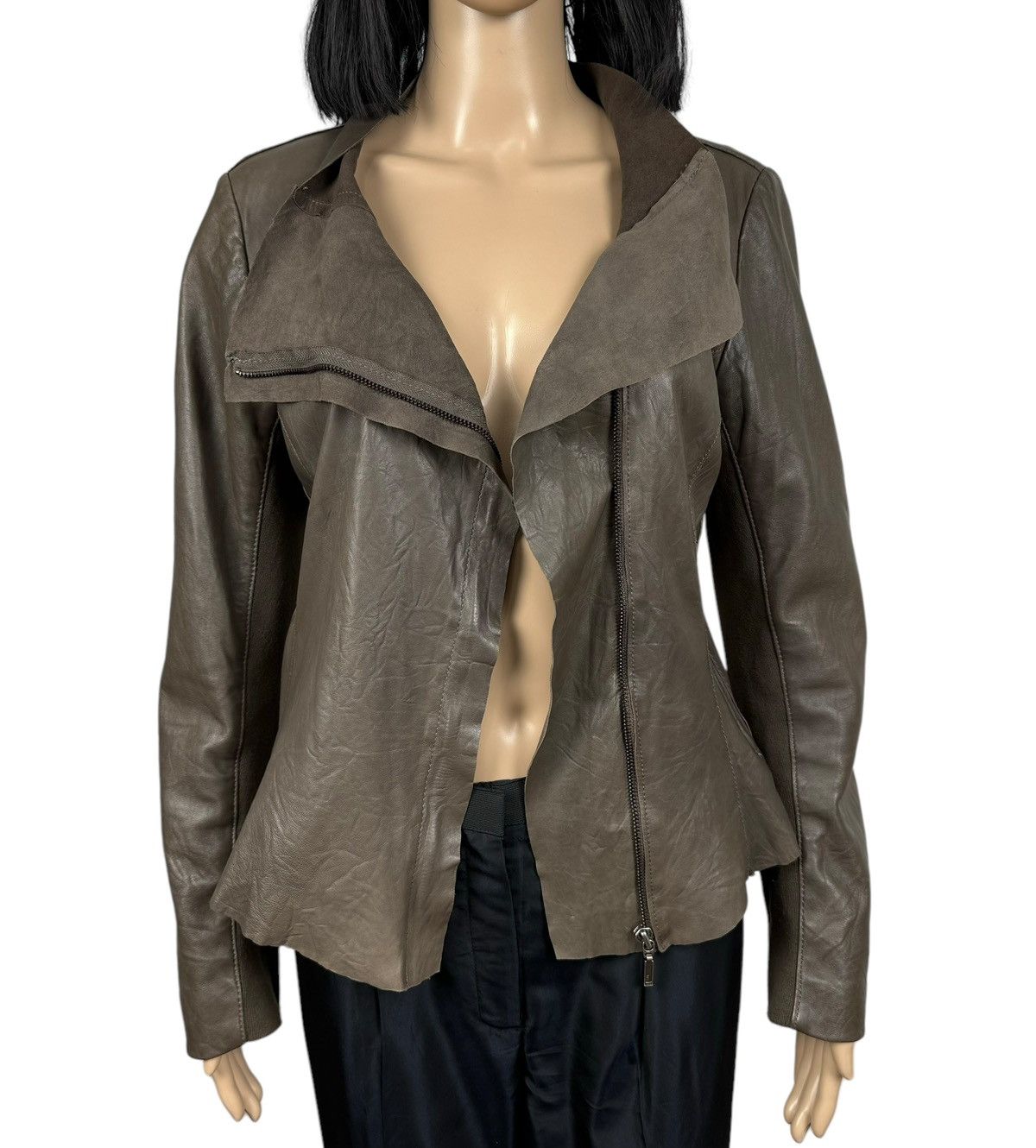Cigno Nero Genuine Leather Jacket size 38