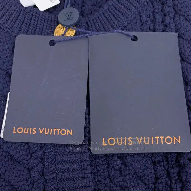 Louis Vuitton Louis Vuitton Women's Blue Cropped Cardigan . Size XS / US 0-2 / IT 36-38 - 7 Thumbnail