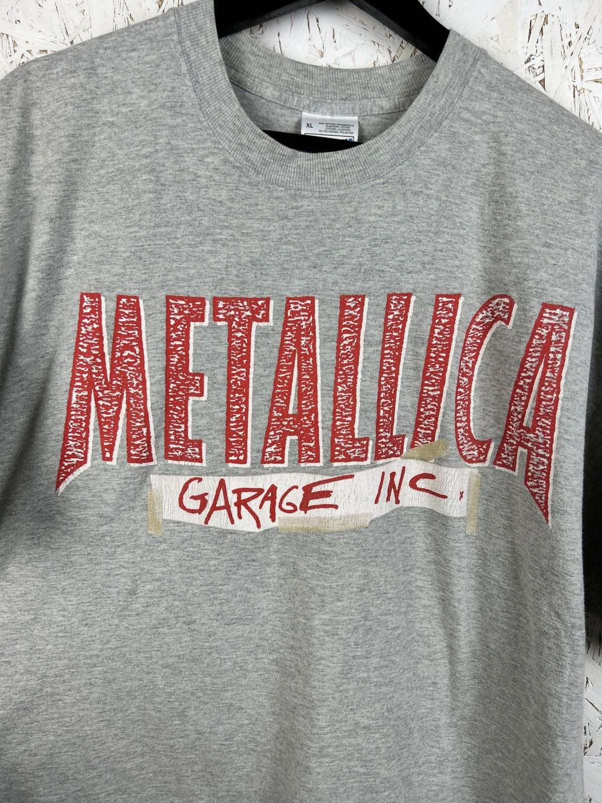 Band Tees 90s Vintage Metallica Garage Inc Faces Logo T-Shirt Size US XL / EU 56 / 4 - 5 Thumbnail