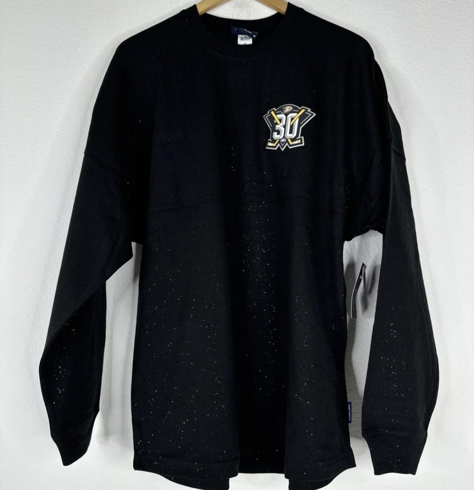 Other Anaheim Ducks Spirit Jersey Sparkle Crew Neck Shirt Womens M Size ONE SIZE - 2 Thumbnail
