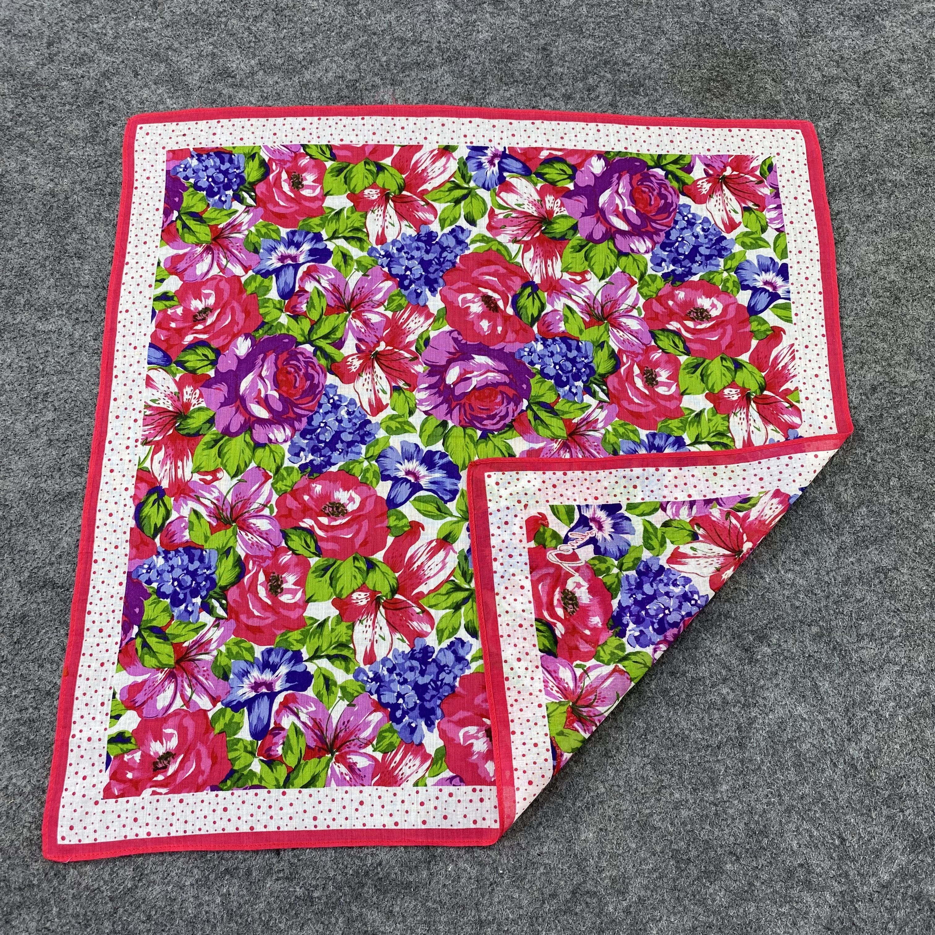 Kenzo × Vintage Kenzo Handkerchief / Bandana / Neckerchief-B1360 Size ONE SIZE - 6 Thumbnail