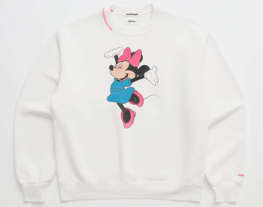 Madhappy Madhappy x Disney Minnie Mouse Fleece Crewneck White Large Size L / US 10 / IT 46 - 5 Thumbnail