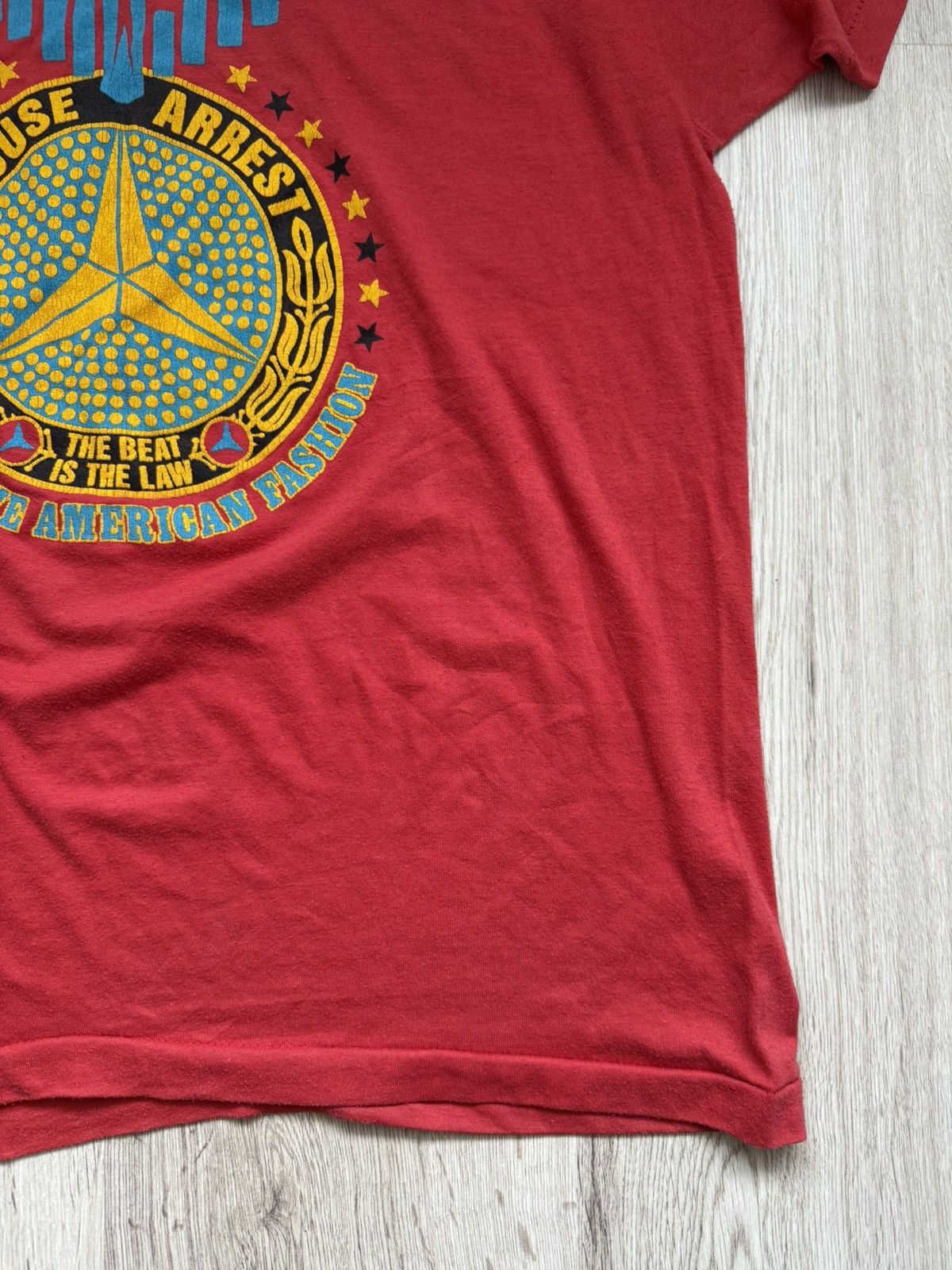 Other Vintage 80s KRUSH House Arrest Tee Single Stitch USA Rare Size US M / EU 48-50 / 2 - 8 Thumbnail