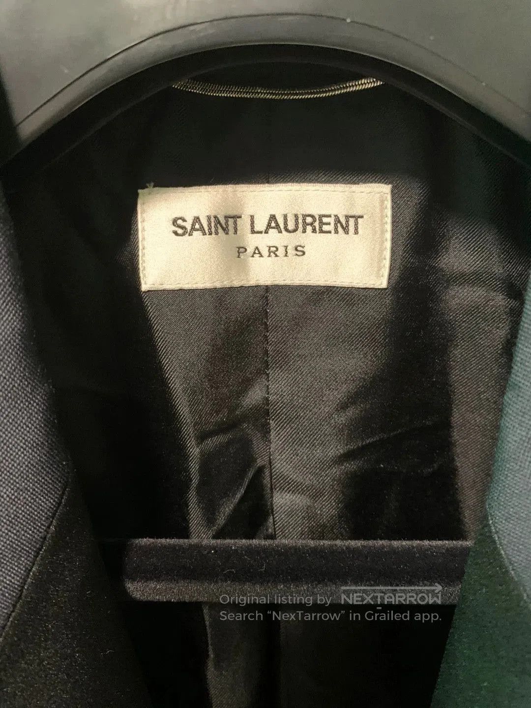 Saint Laurent Paris Blue Formal Blazer with Lapel Collar. Size US M / EU 48-50 / 2 - 3 Thumbnail
