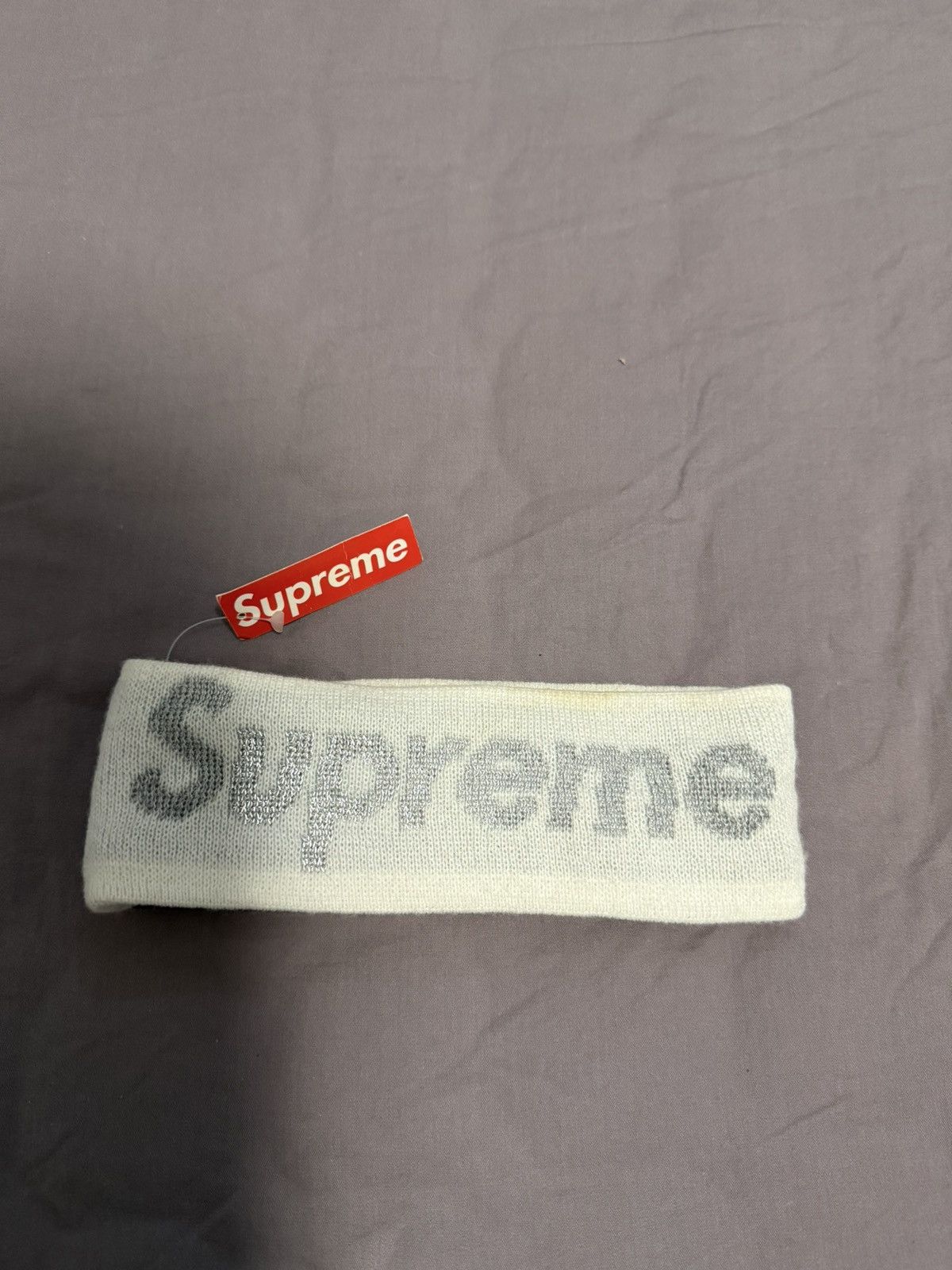 New Era × Supreme Supreme fw16 new era reflective headband white Size ONE SIZE - 1 Thumbnail