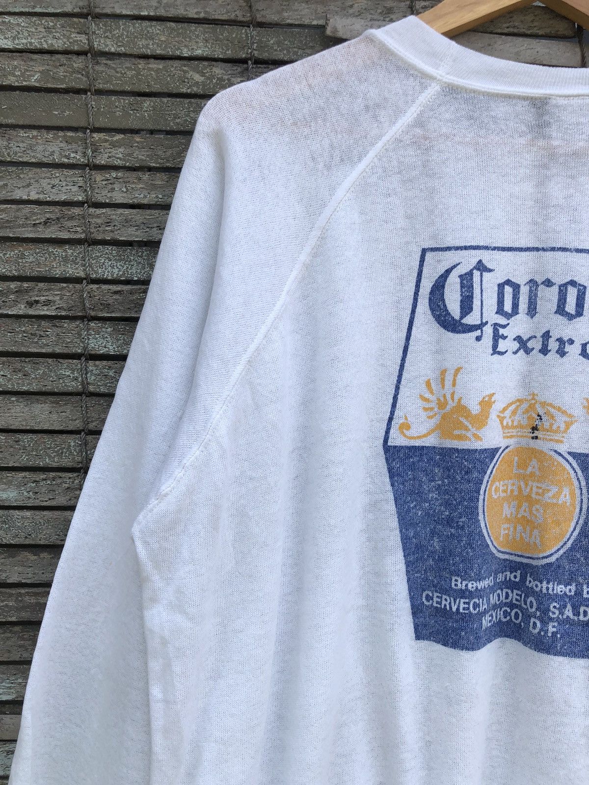 Vintage Vintage Distressed Corona Extra Sweatshirts Size US XL / EU 56 / 4 - 5 Thumbnail